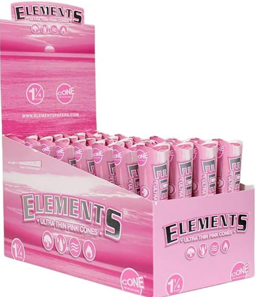Elements Ultra Thin Pink Cones | Accessories