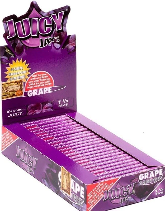 Juicy Jay's - Grape - King Size Hemp Rolling Papers | Accessories by Juicy Jay's