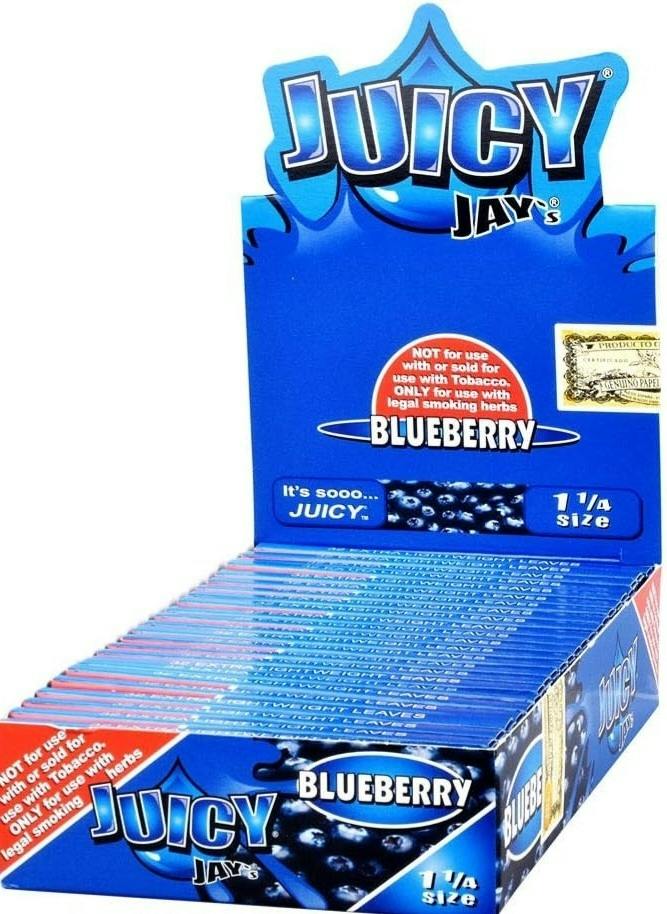 Juicy Jay‘s - Blueberry Papers (1&1/4 Size) | Accessories by Juicy Jay's