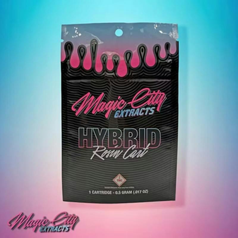 Magic City - Fried Strawberry - Live Rosin 500mg Cartridge