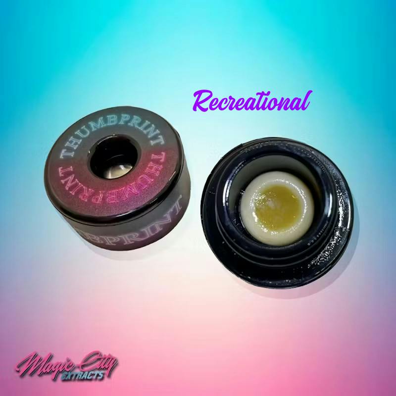 Magic City - Black Velvet - Thumbprint Live Rosin -REC
