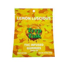 Terp Talk - Lemon Luscious - 200MG Gummies (MED)