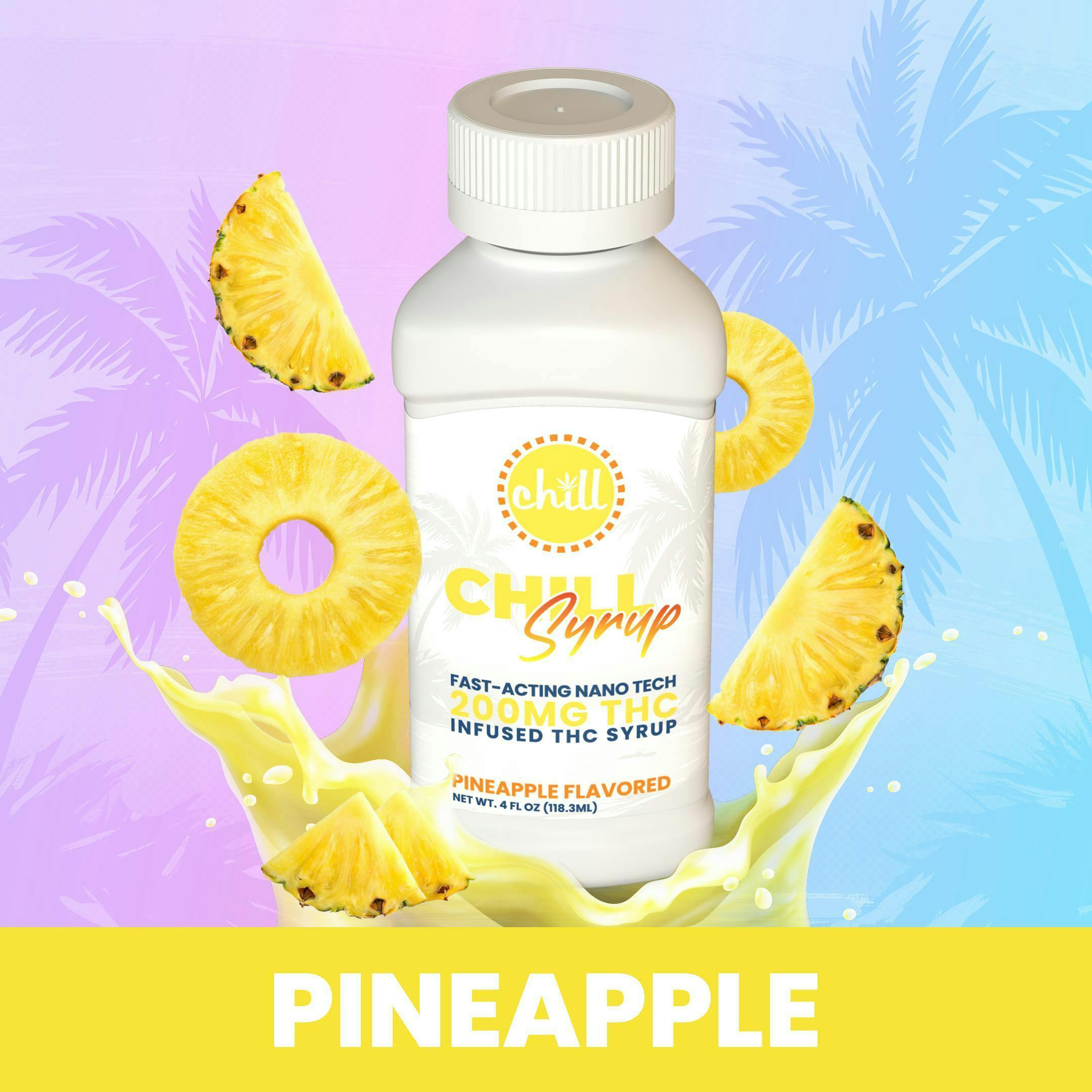 Pineapple | 200mg THC Syrup | Chill Medicated | MED