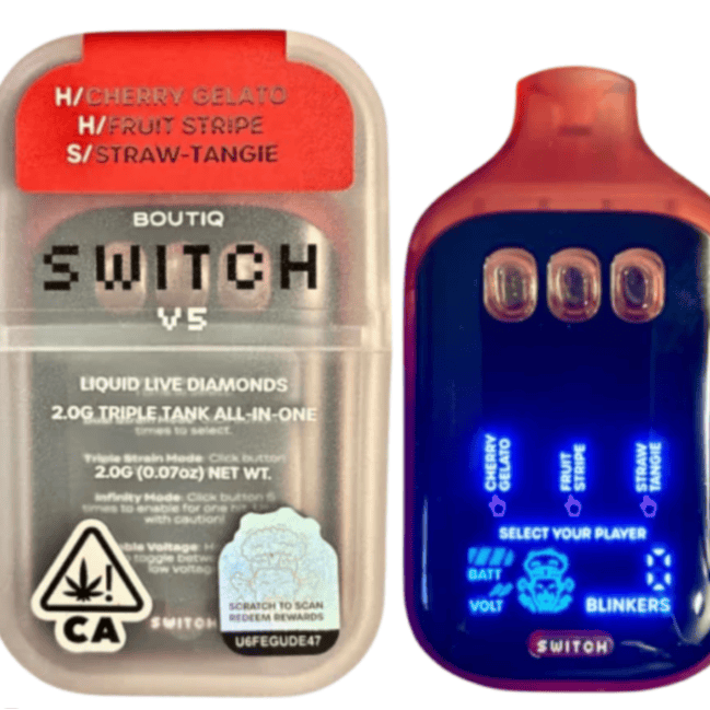 Boutiq | Cherry Gelato × Fruit Stripe × Straw-Tangie | V5 All-In-One | 1g
