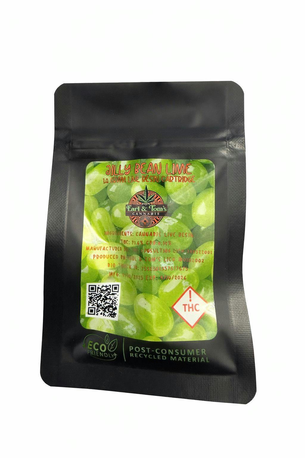 Tom Jilly Bean Lime Cartridge