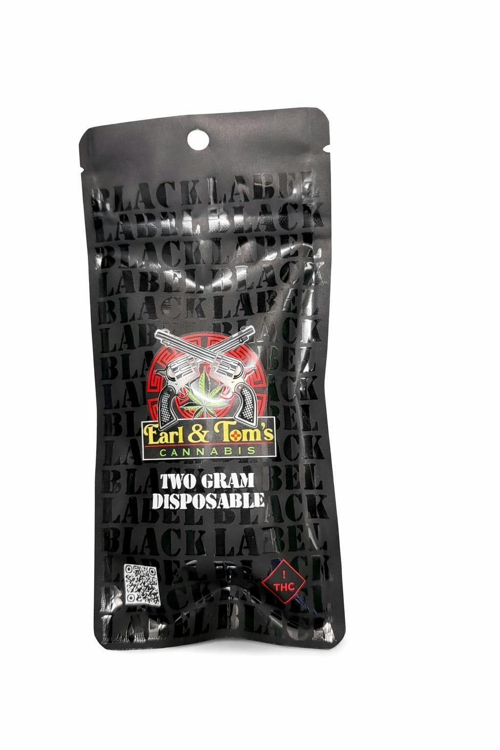 Black Label Orange Apricot Disposable