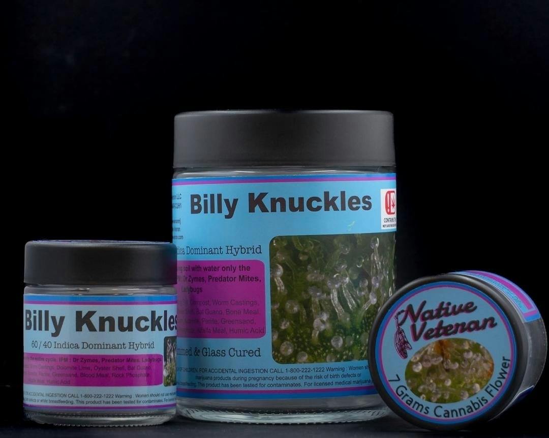Billy Knuckles Prepacked 3.5g - Native Veteran
