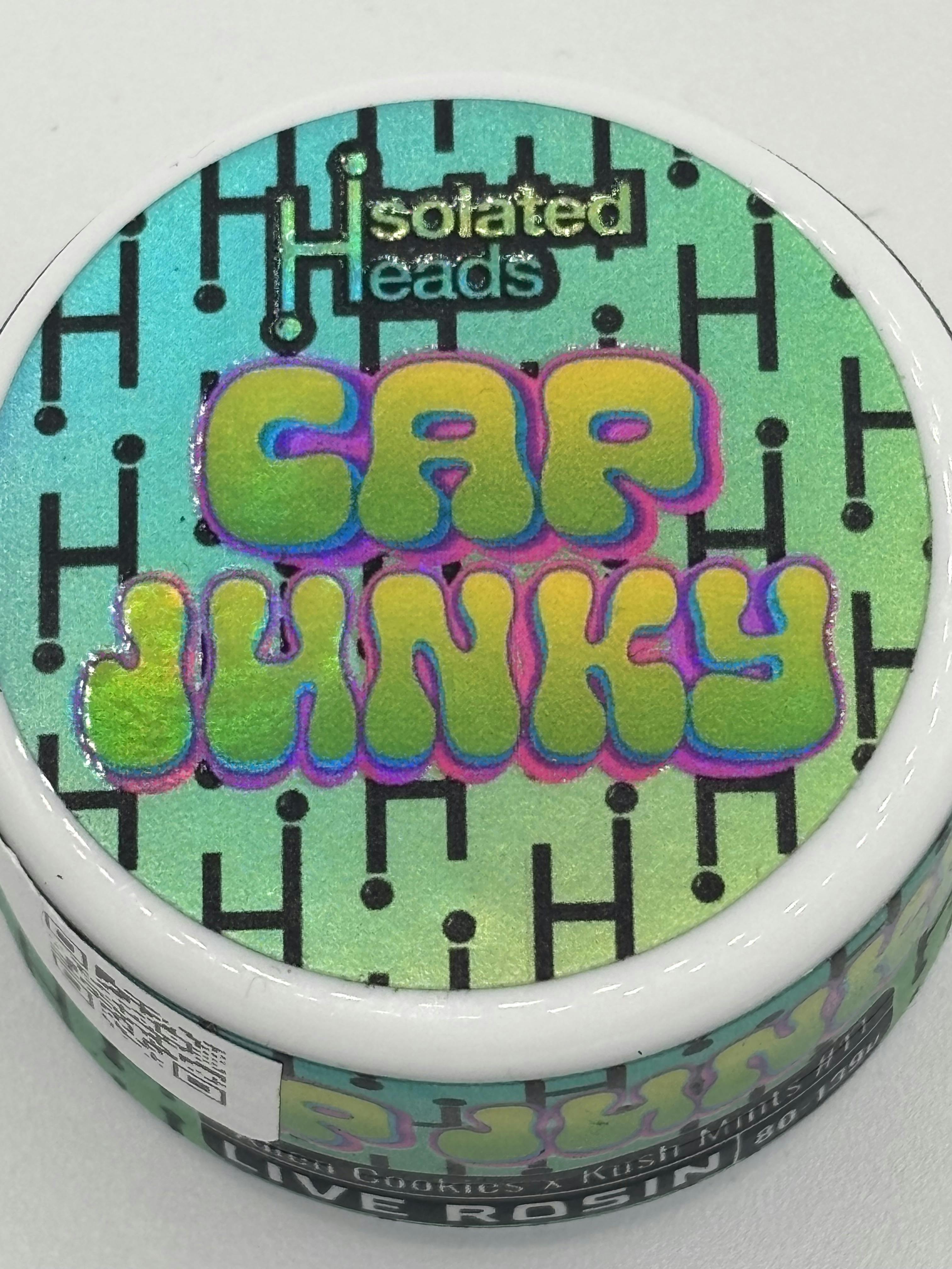 4g Cap Junky - Live Rosin - Isolated Heads
