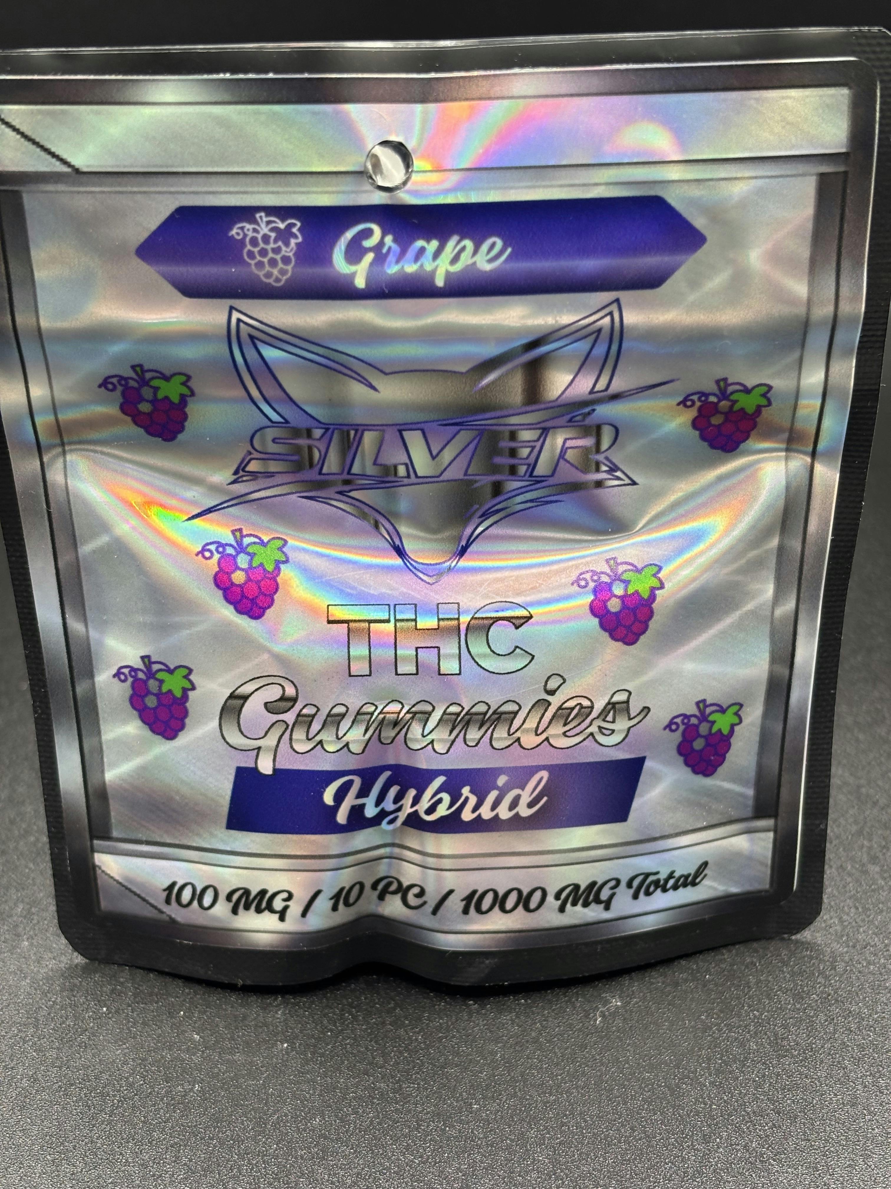 1000mg Gummies - Grape - Silver Fox