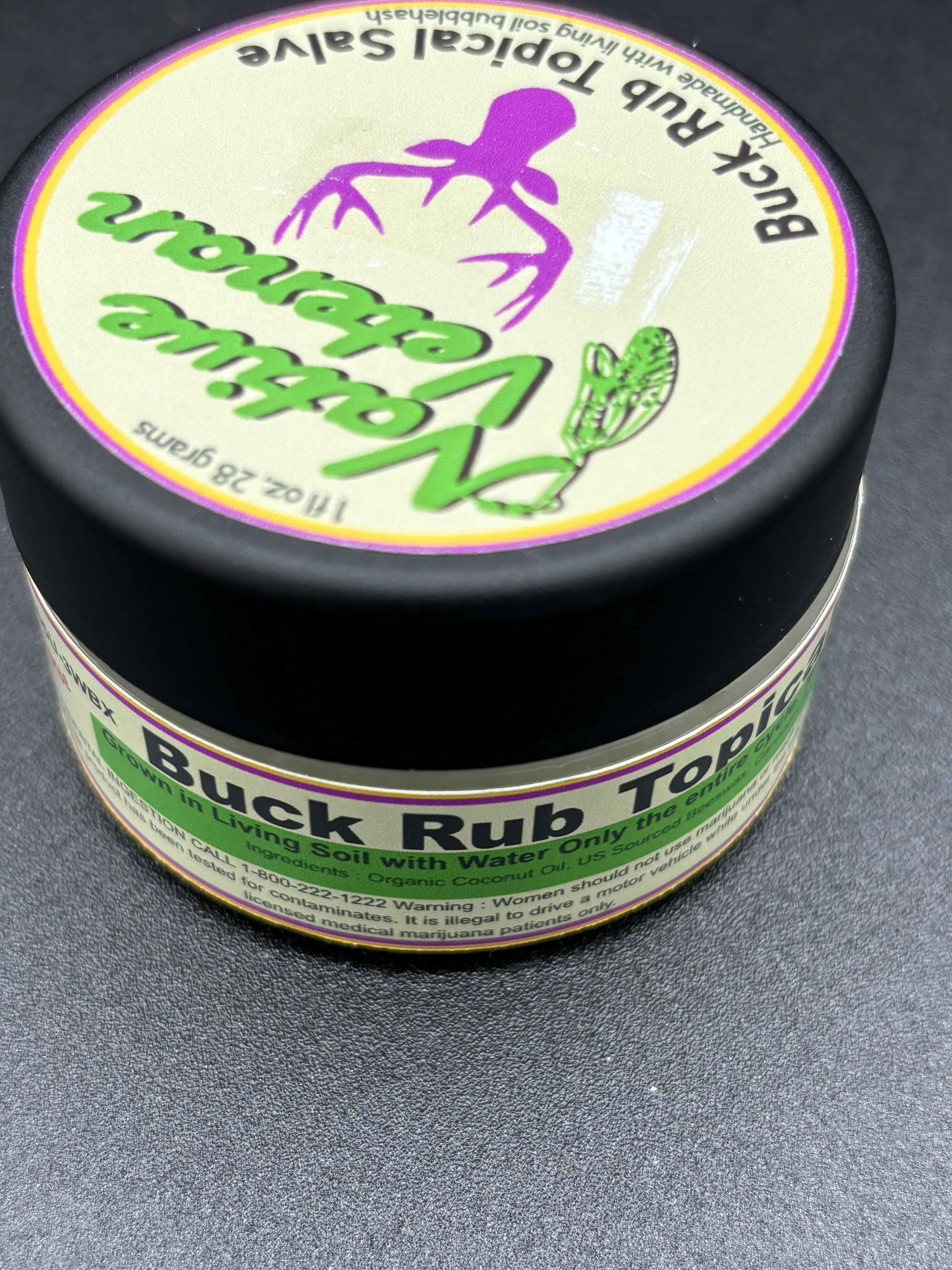 TOPICAL 200MG - Buck Rub - Native Veteran