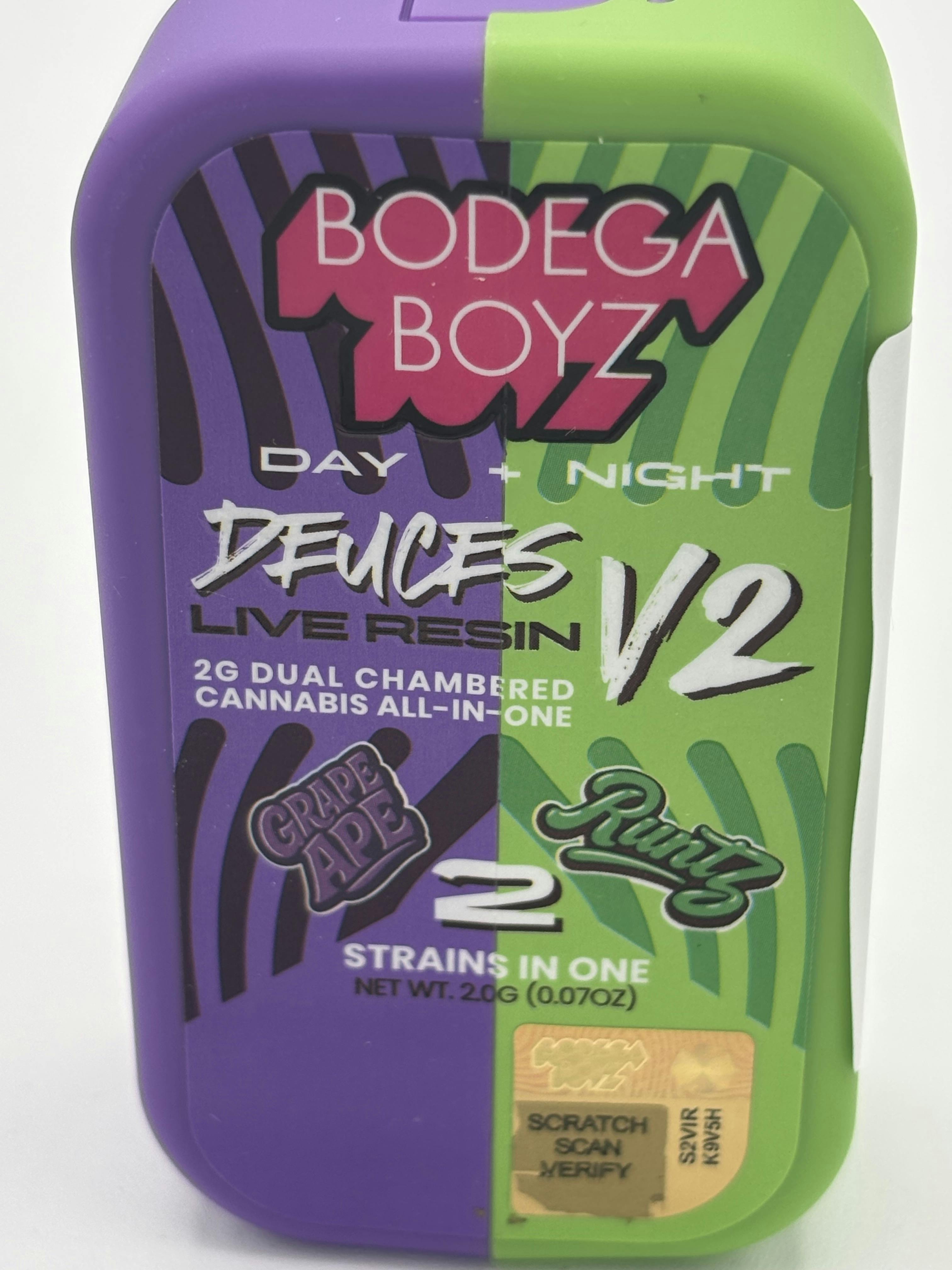 Bodega Boyz | Deuces | Grape Ape + Runtz | Disposable | 2g
