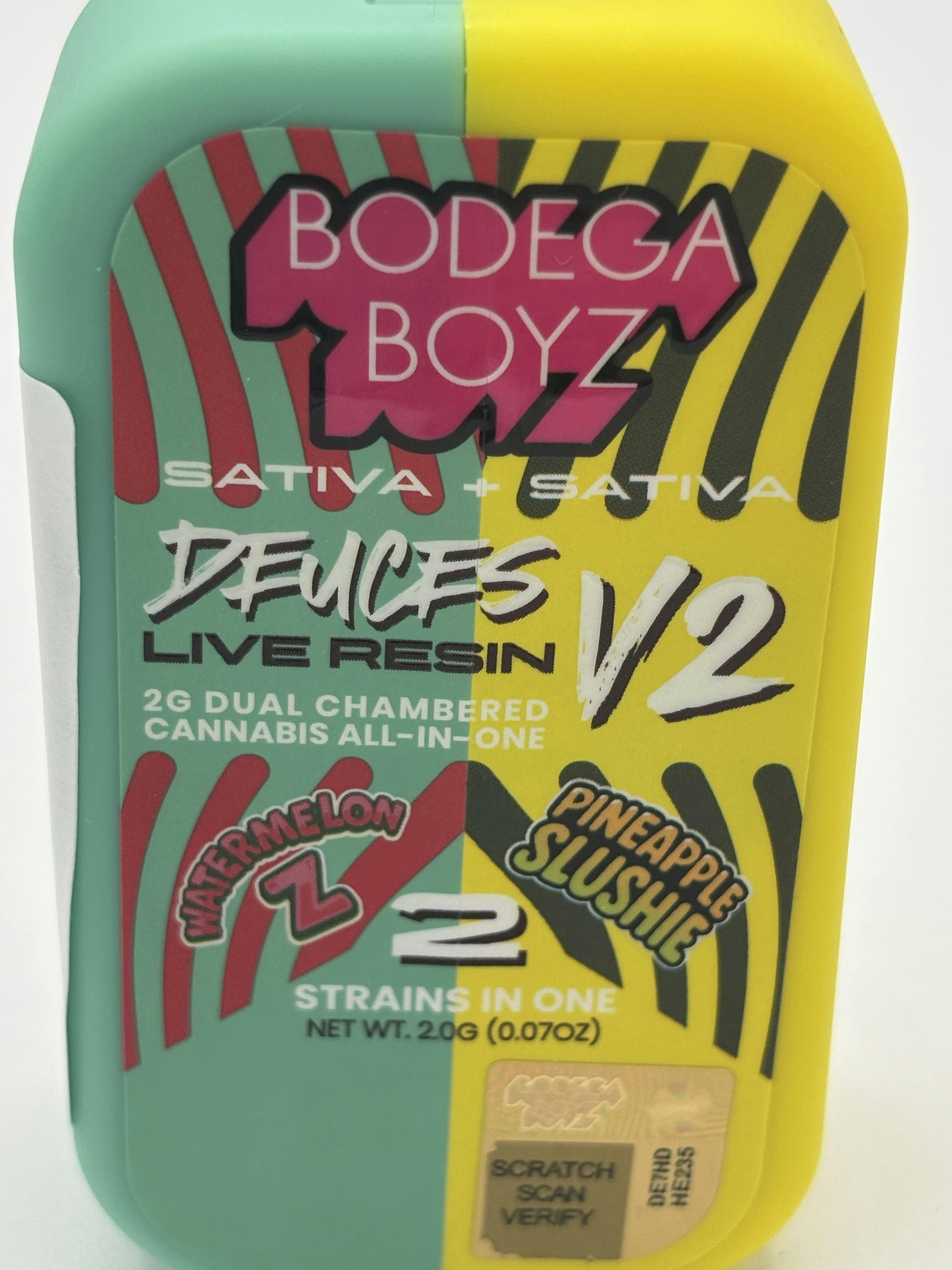 Deuces | Watermelon Z + Pineapple Slushie | Disposable | 2g (1) by Bodega Boyz