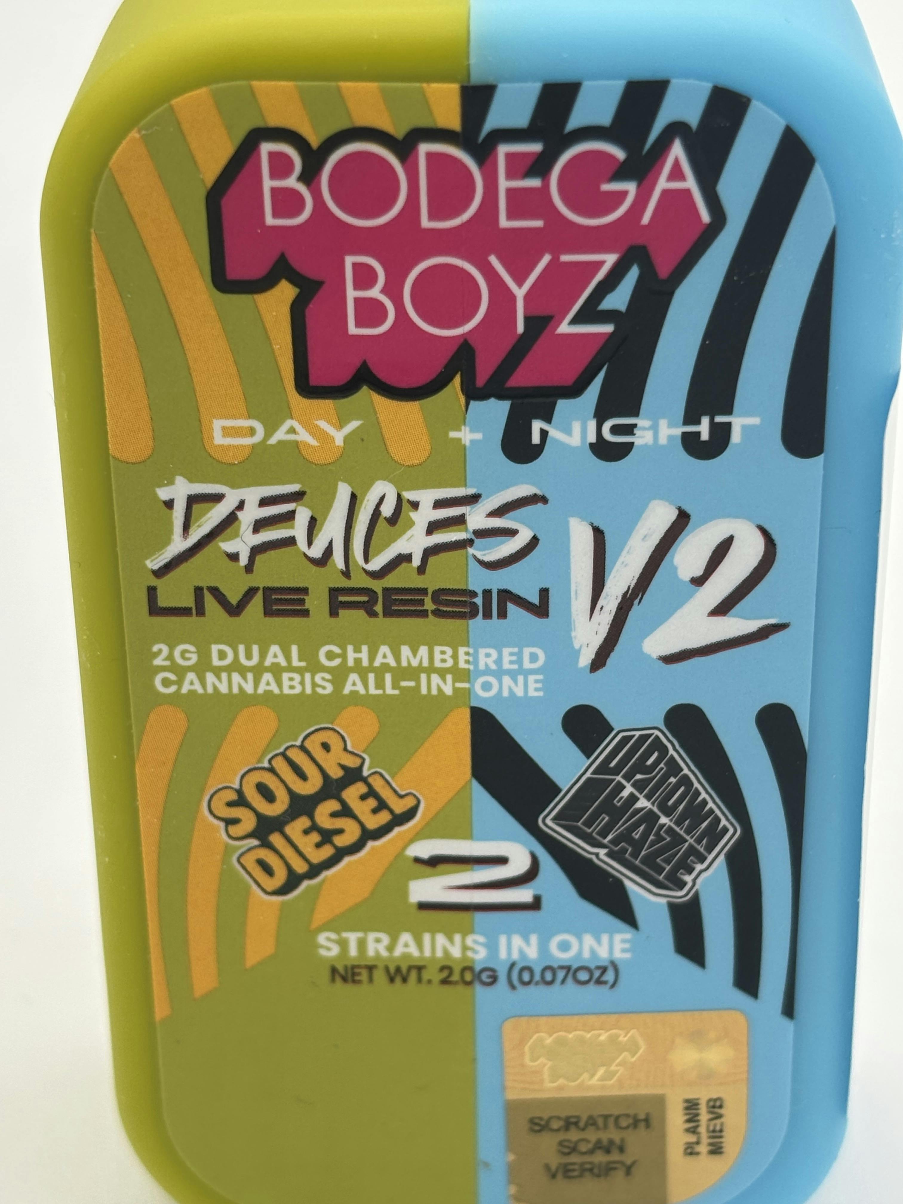 Bodega Boyz | Deuces | Sour Diesel + Uptown Haze | Disposable | 2g