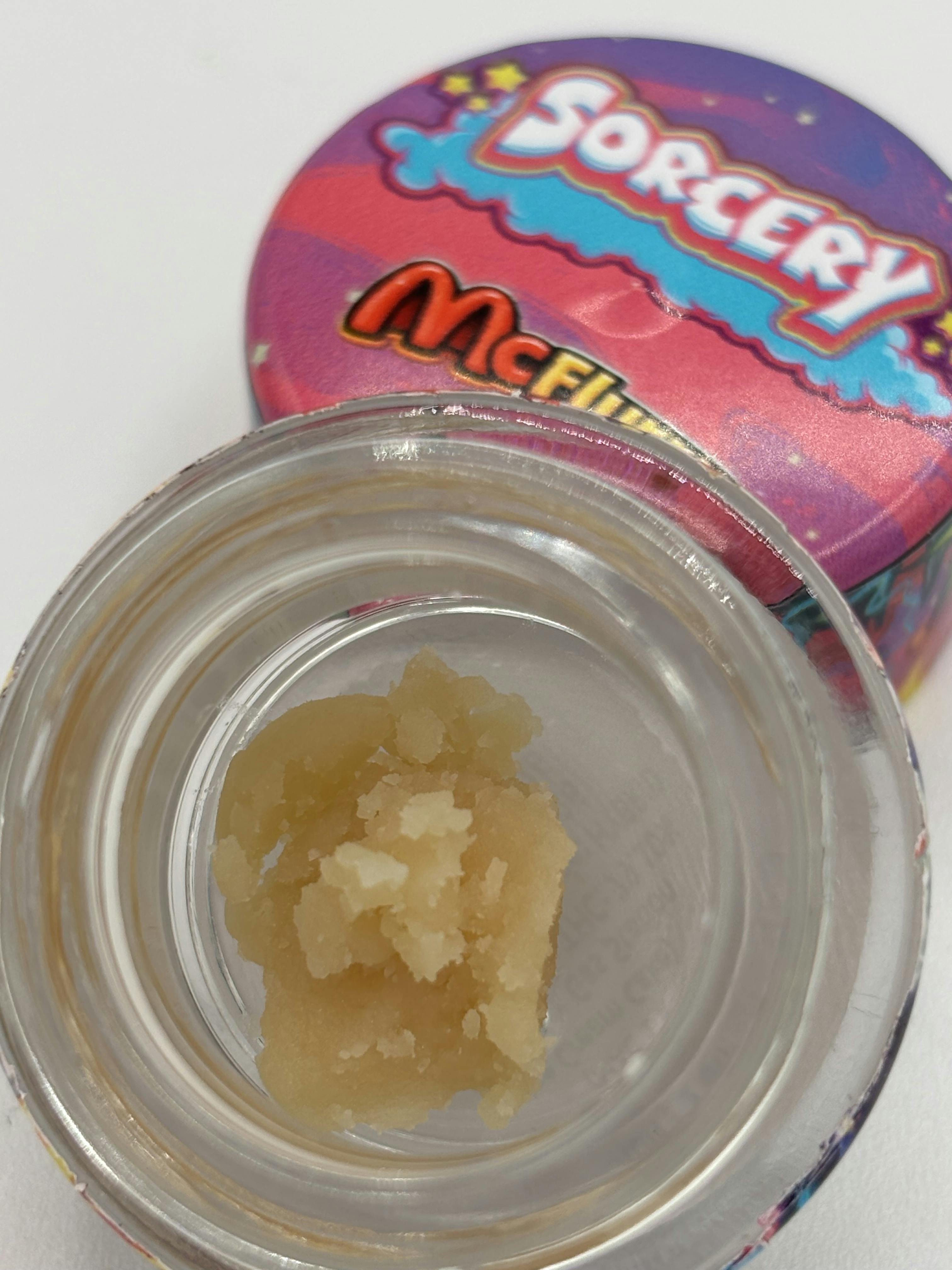 Live Hash Rosin - Sorcery - McFlurry - Live Rosin - 1g