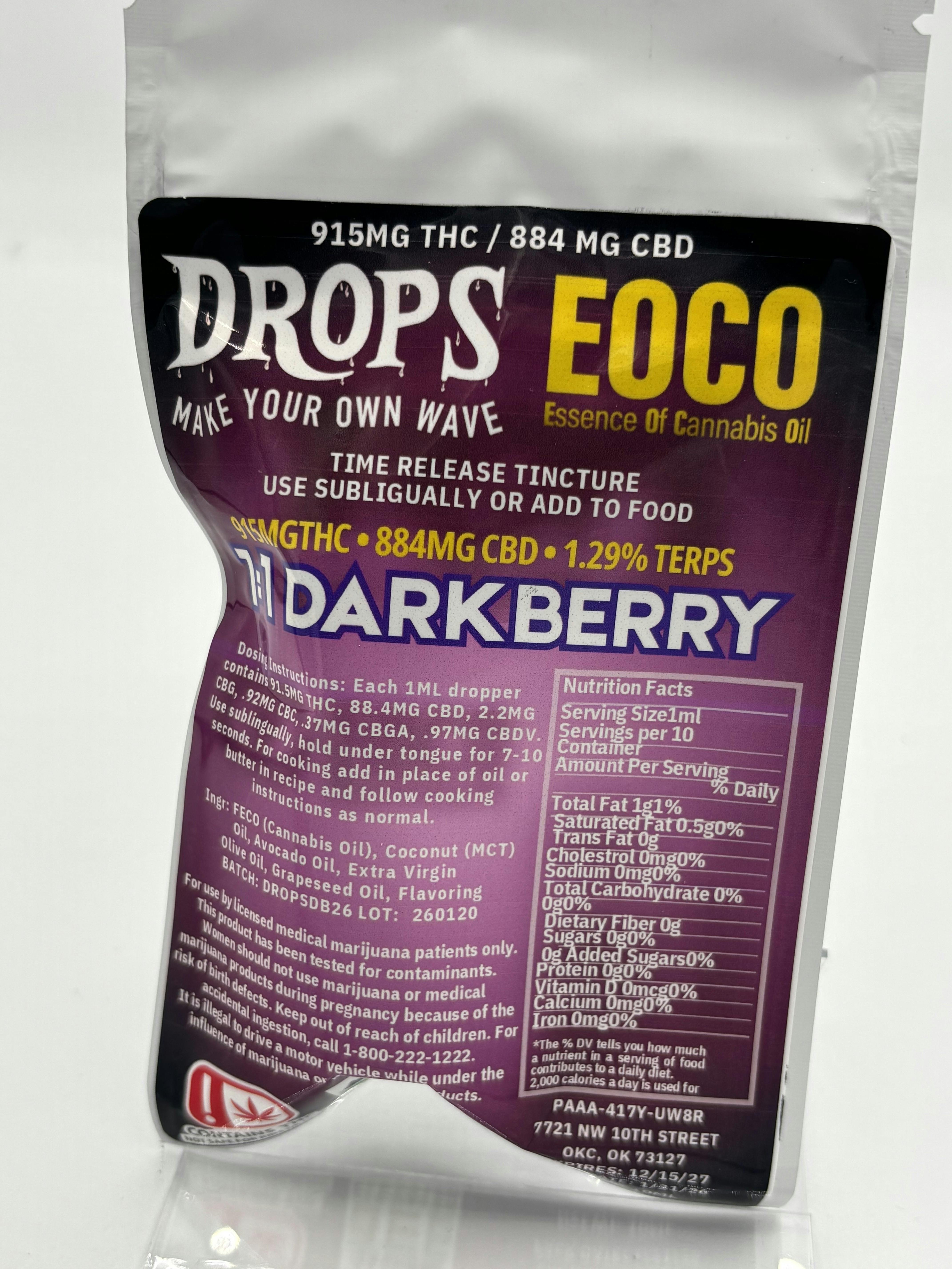 Bee Elevated Drops - Darkberry - 1:1 Tincture