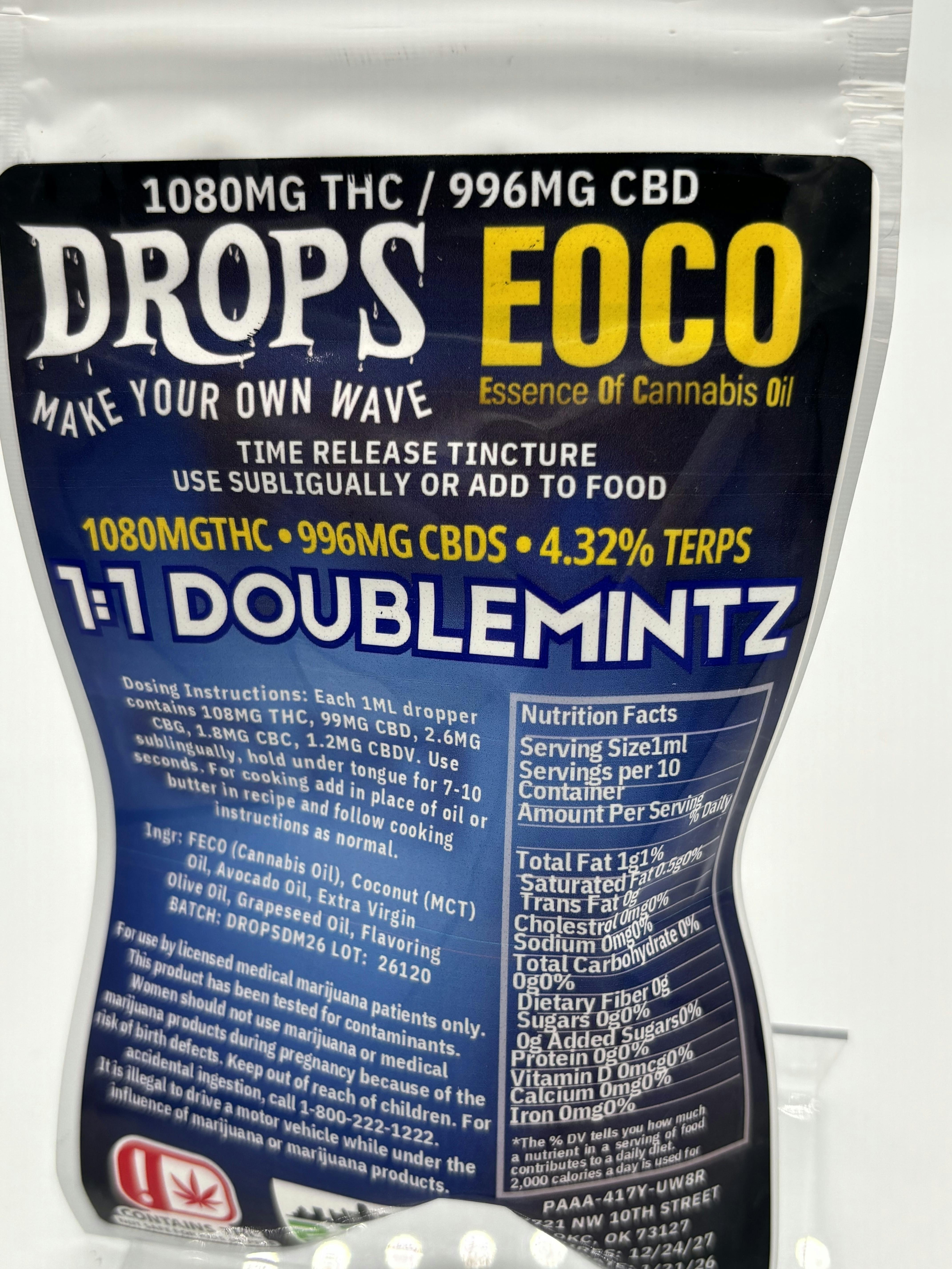 Bee Elevated Drops - Doublemintz - 1:1 Tincture