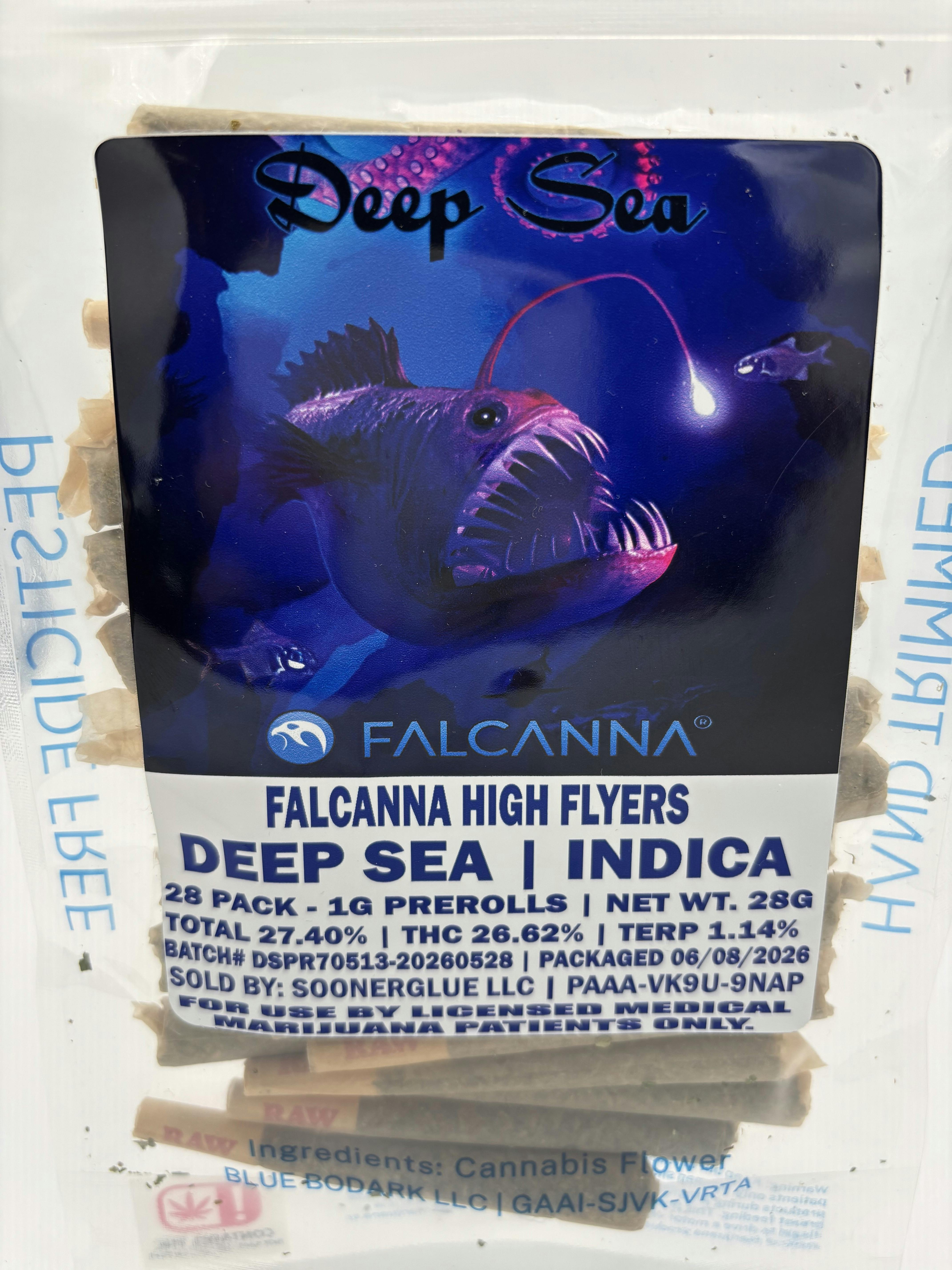 28pk - 1g - PreRolls - Deep Sea | Indica - 28g