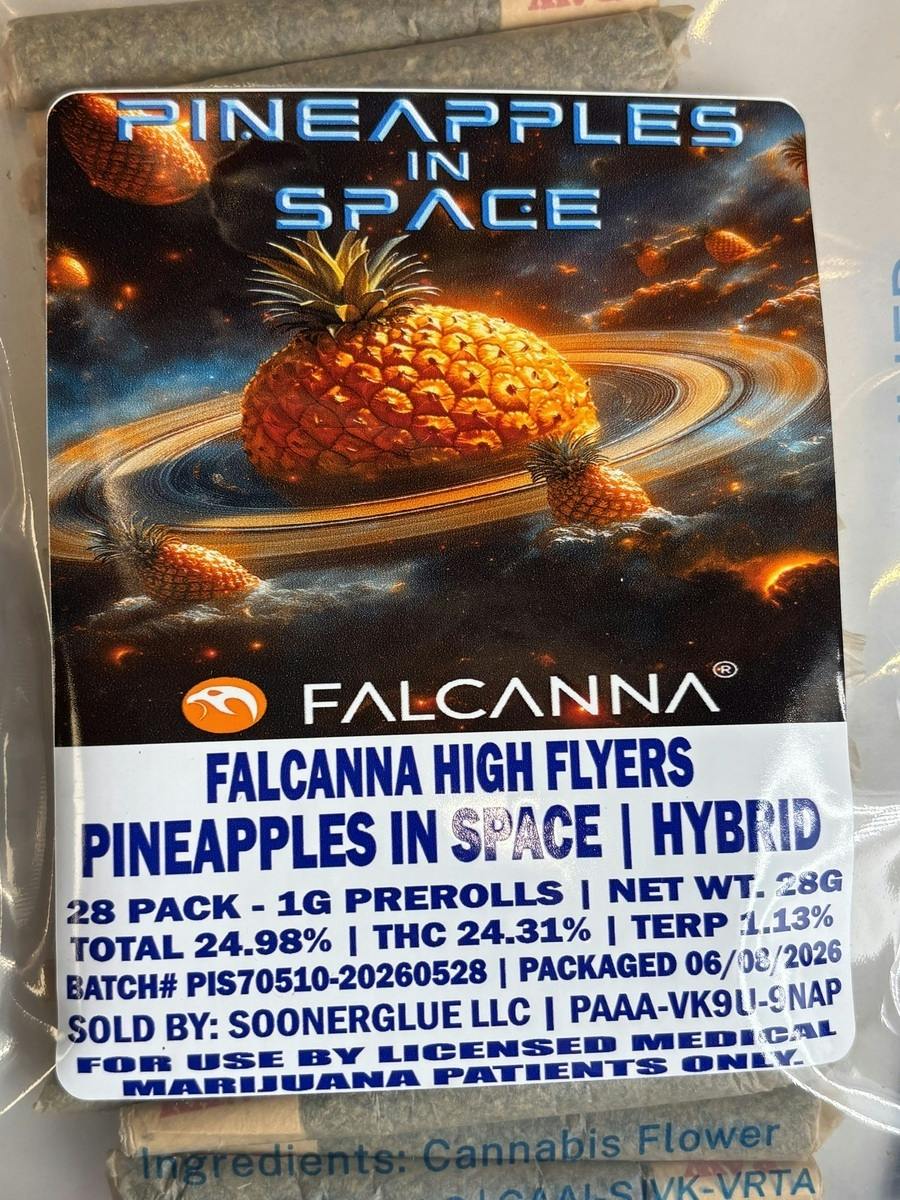 28pk - 1g - PreRolls - Pineapples in Space | Hybrid - 28g