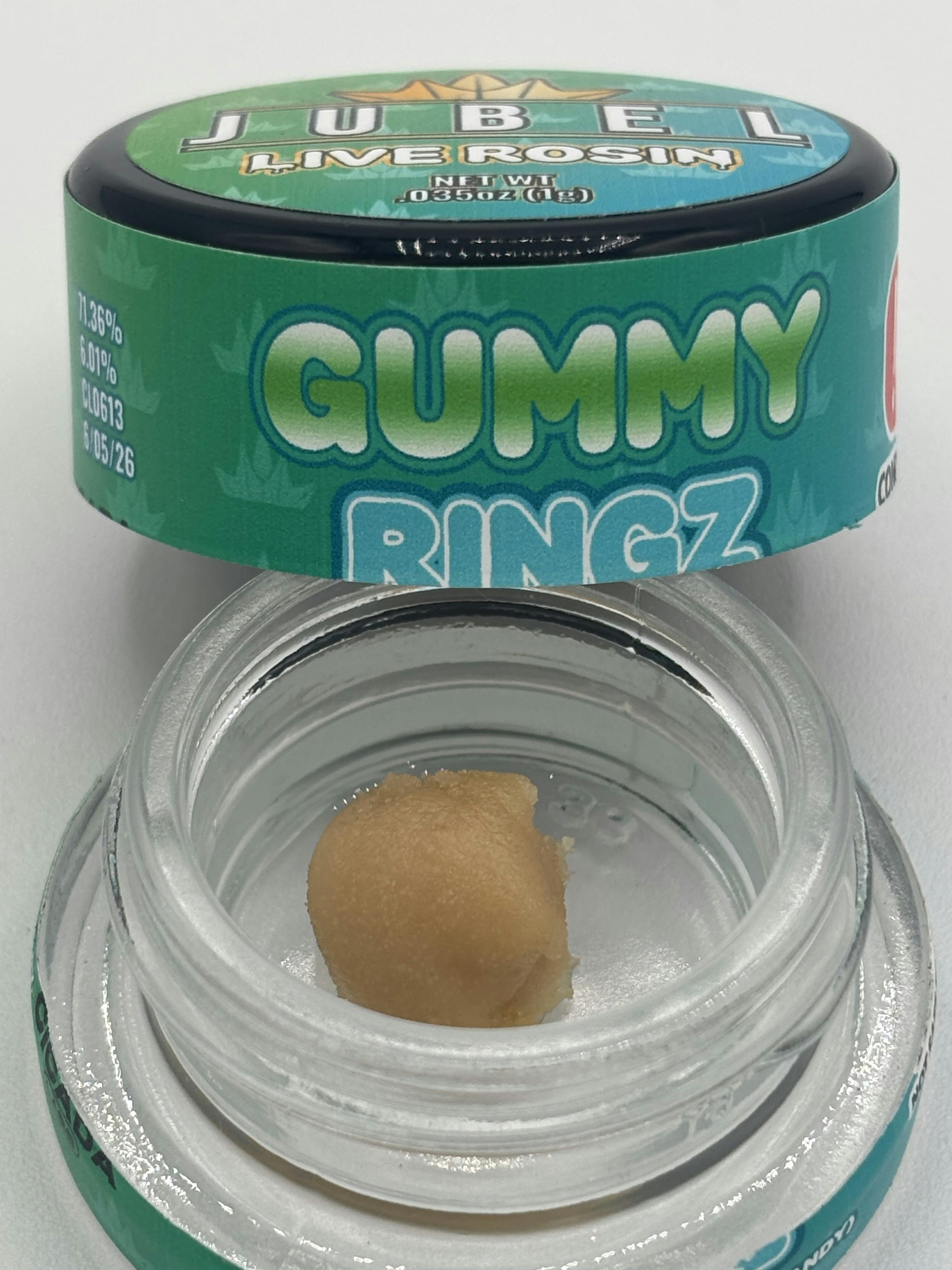 Jubel | Premium Live Rosin Batter | Gummy Ringz | 1 Gram