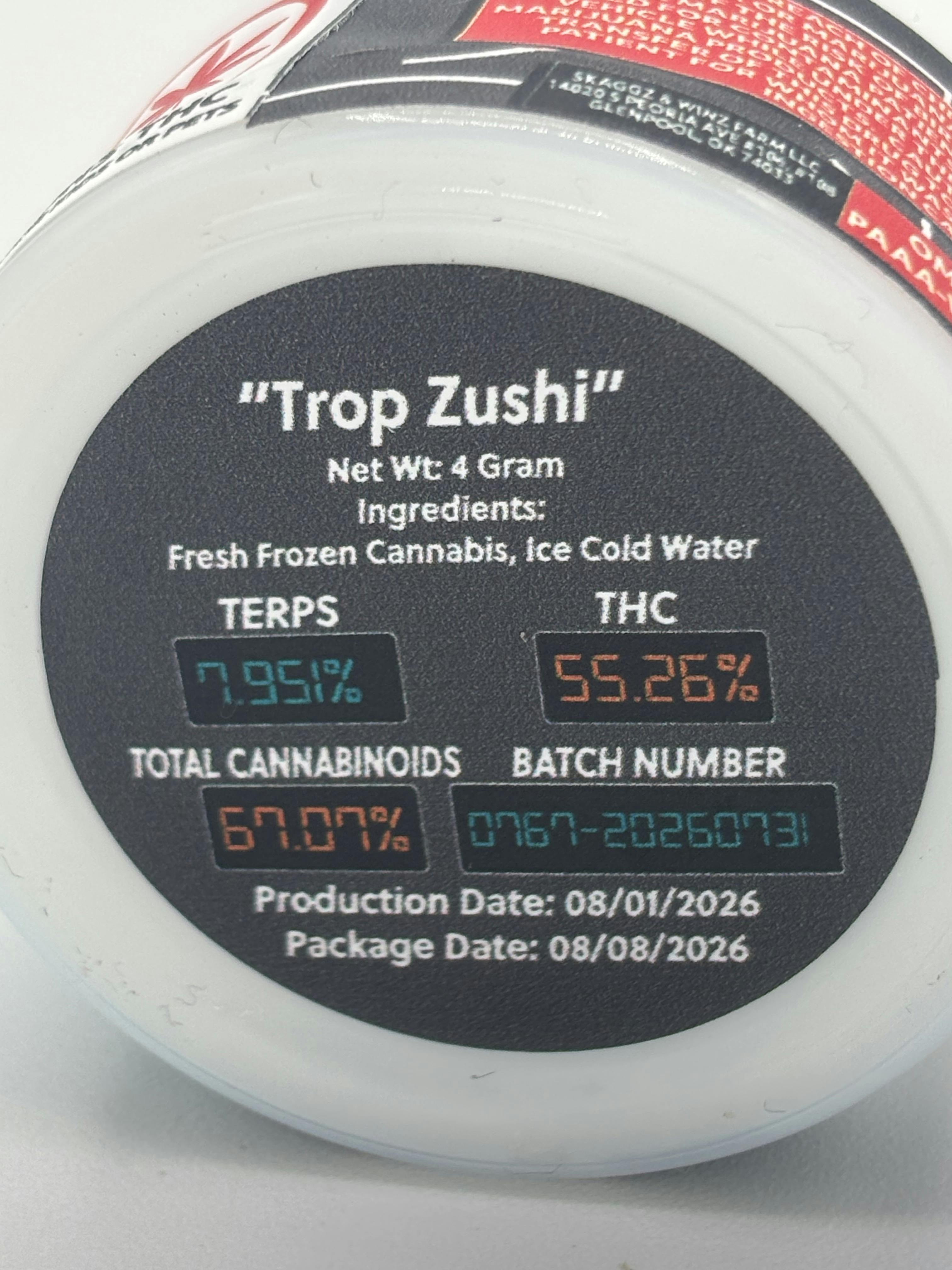 Basketz 4G Rosin - Trop Zushi - 4g