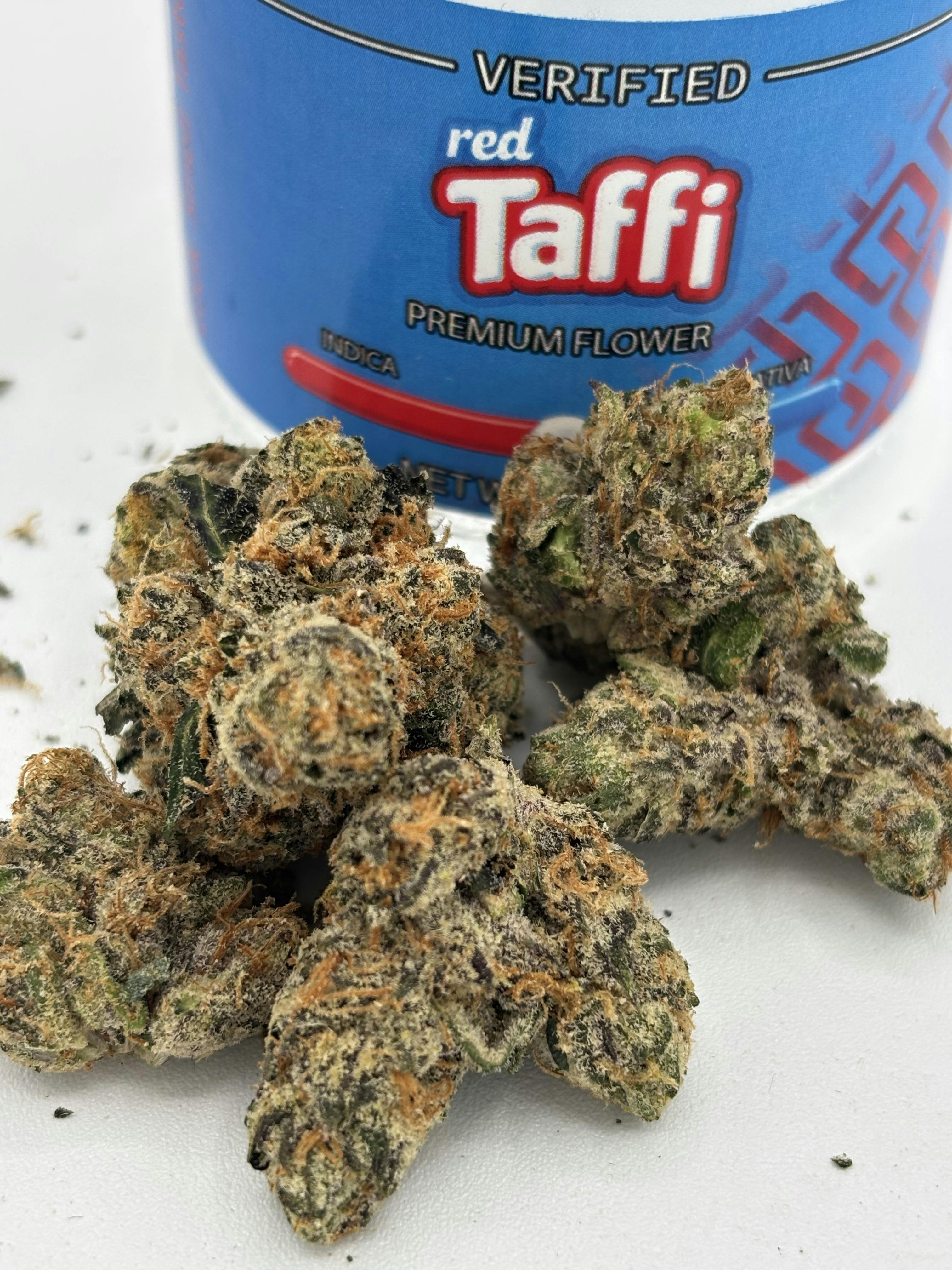 1/8 PrePack Jars - Red Taffy - 3.5g