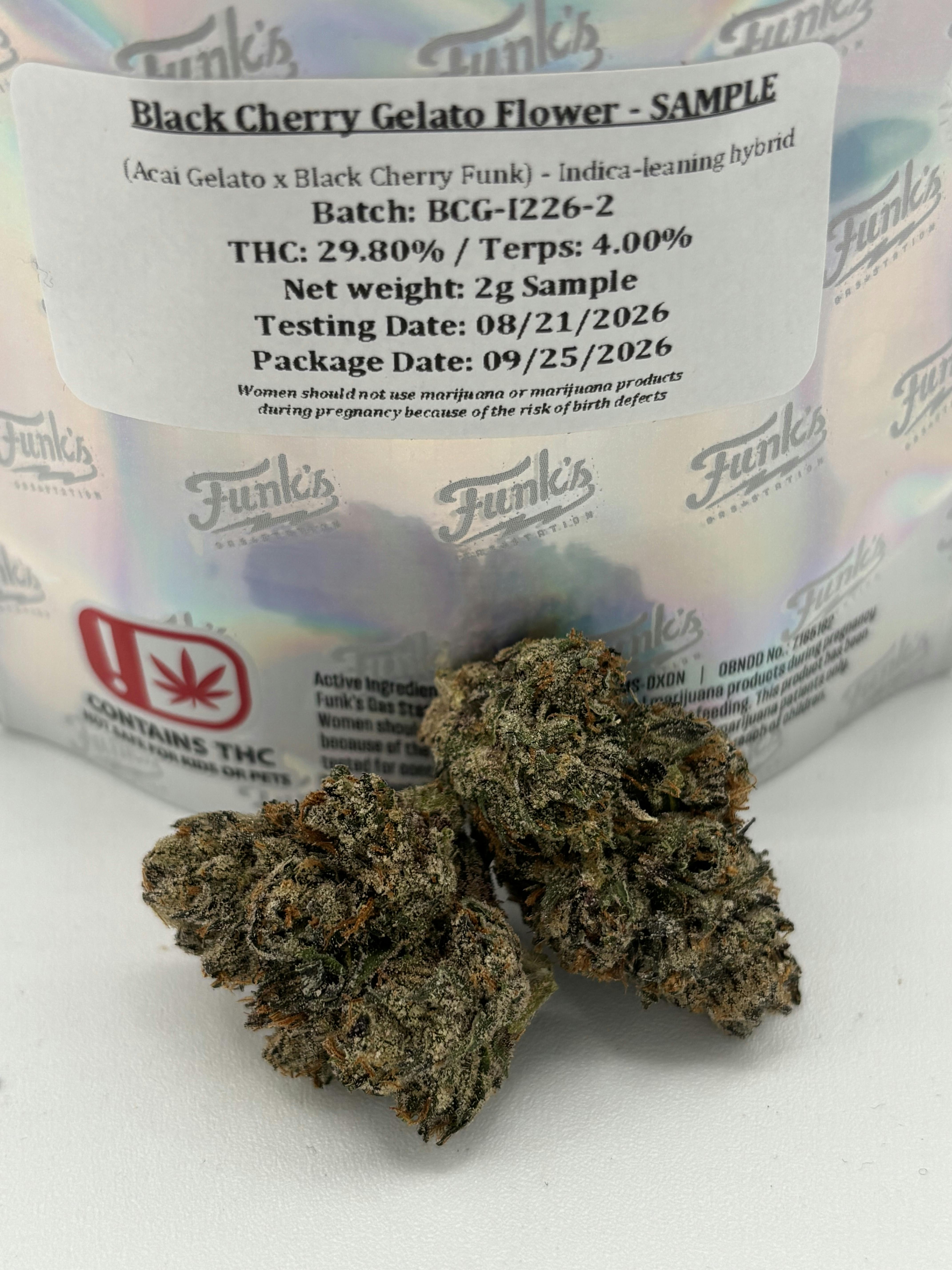 Black Cherry Gelato 3.5g - Funks Gas Station