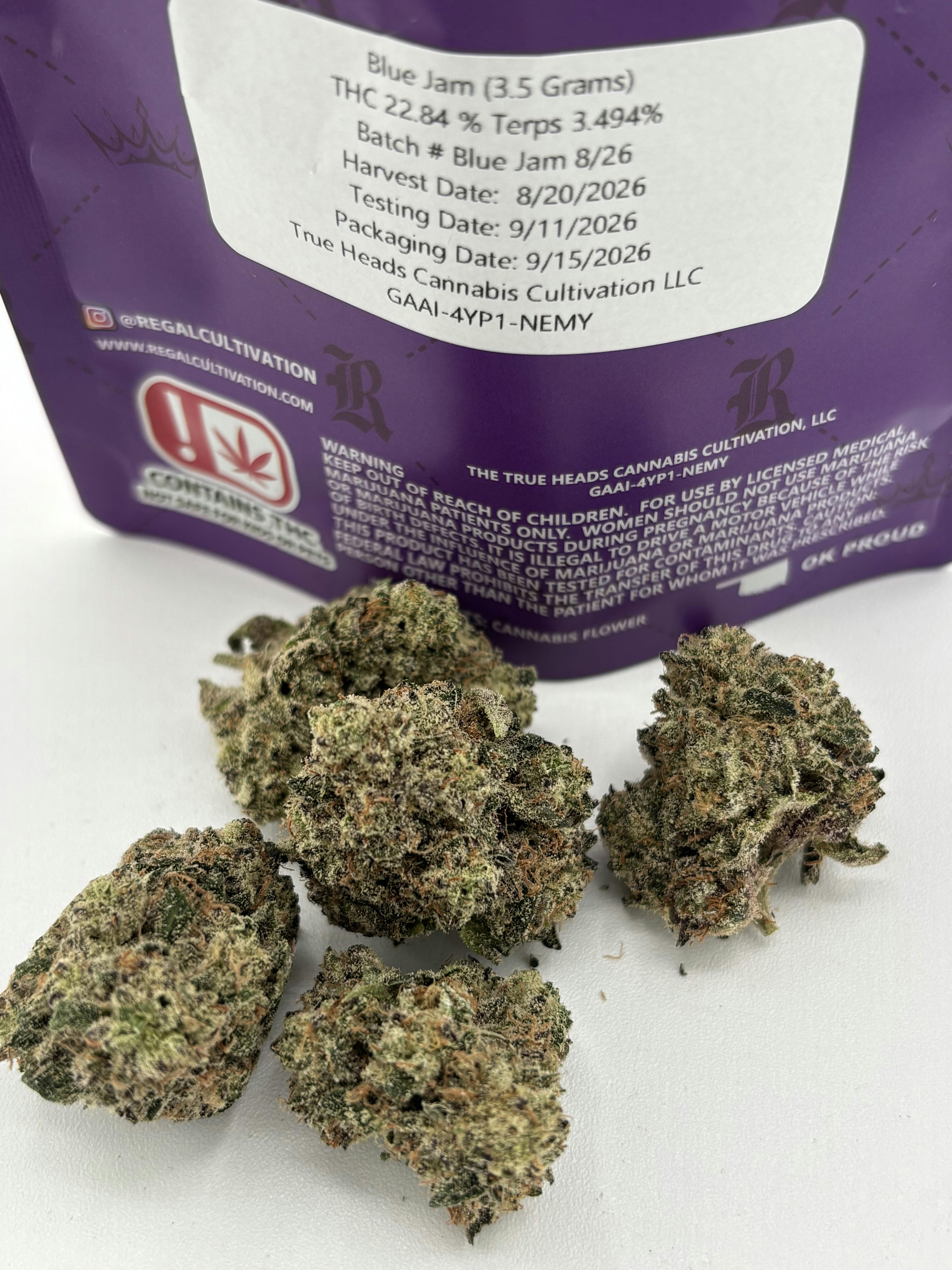Blue Jam 3.5 Grams