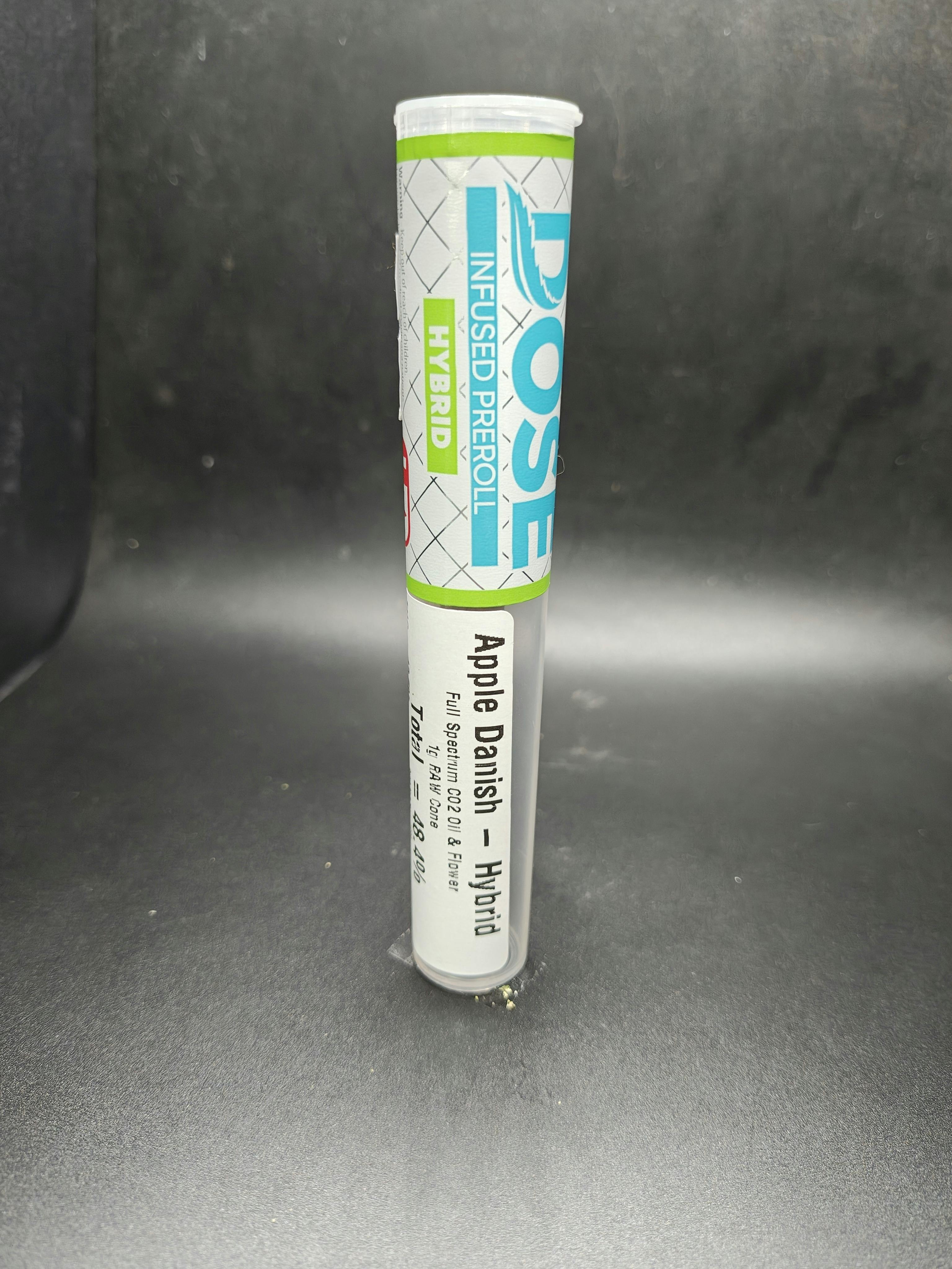 Dose - Apple Danish - 1G Full Spectrum C02 Oil Infused Raw Cone