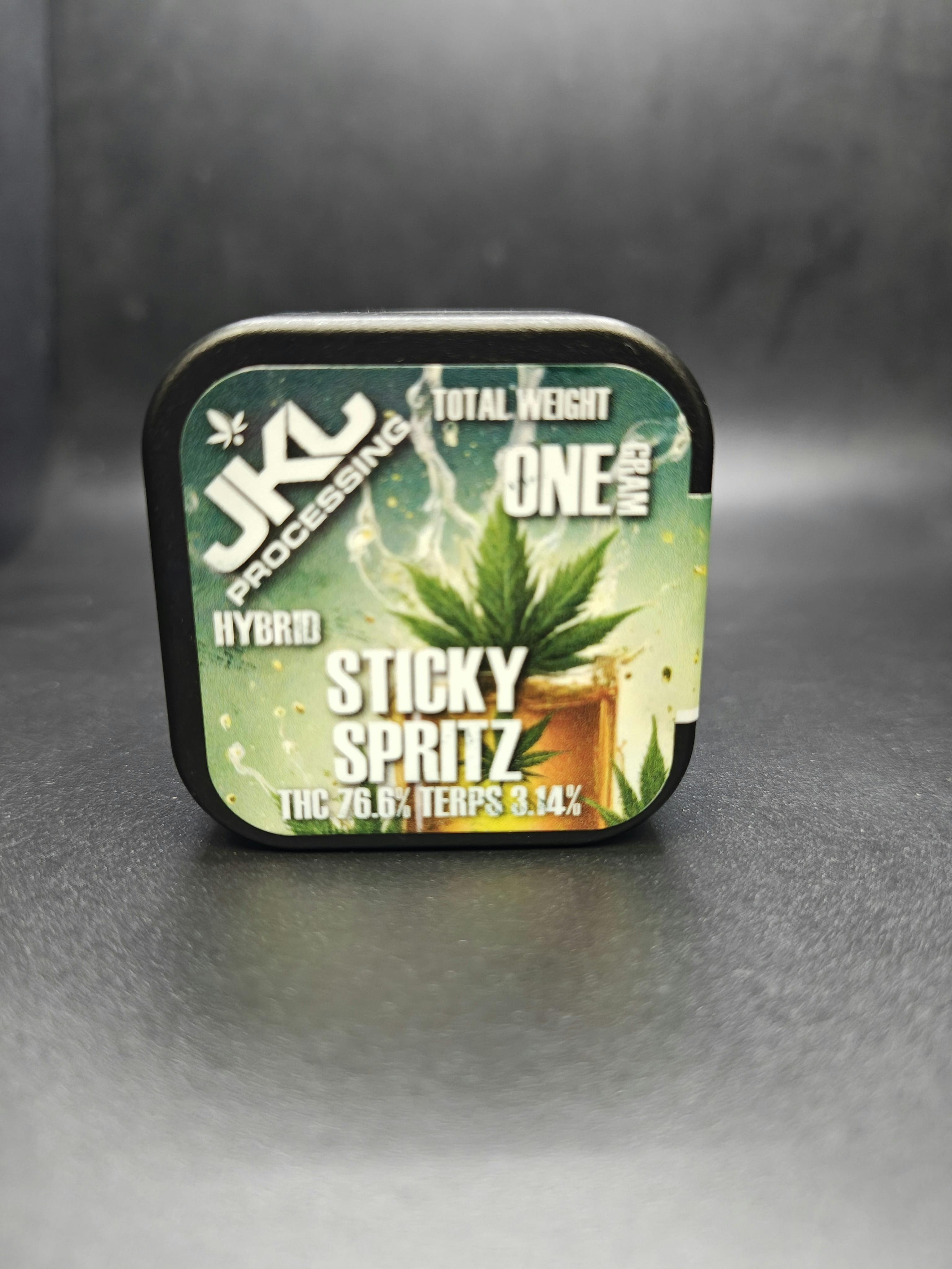 JKJ Processing - Sticky Spritz - 1G Concentrate Jar (15G/$86.20)