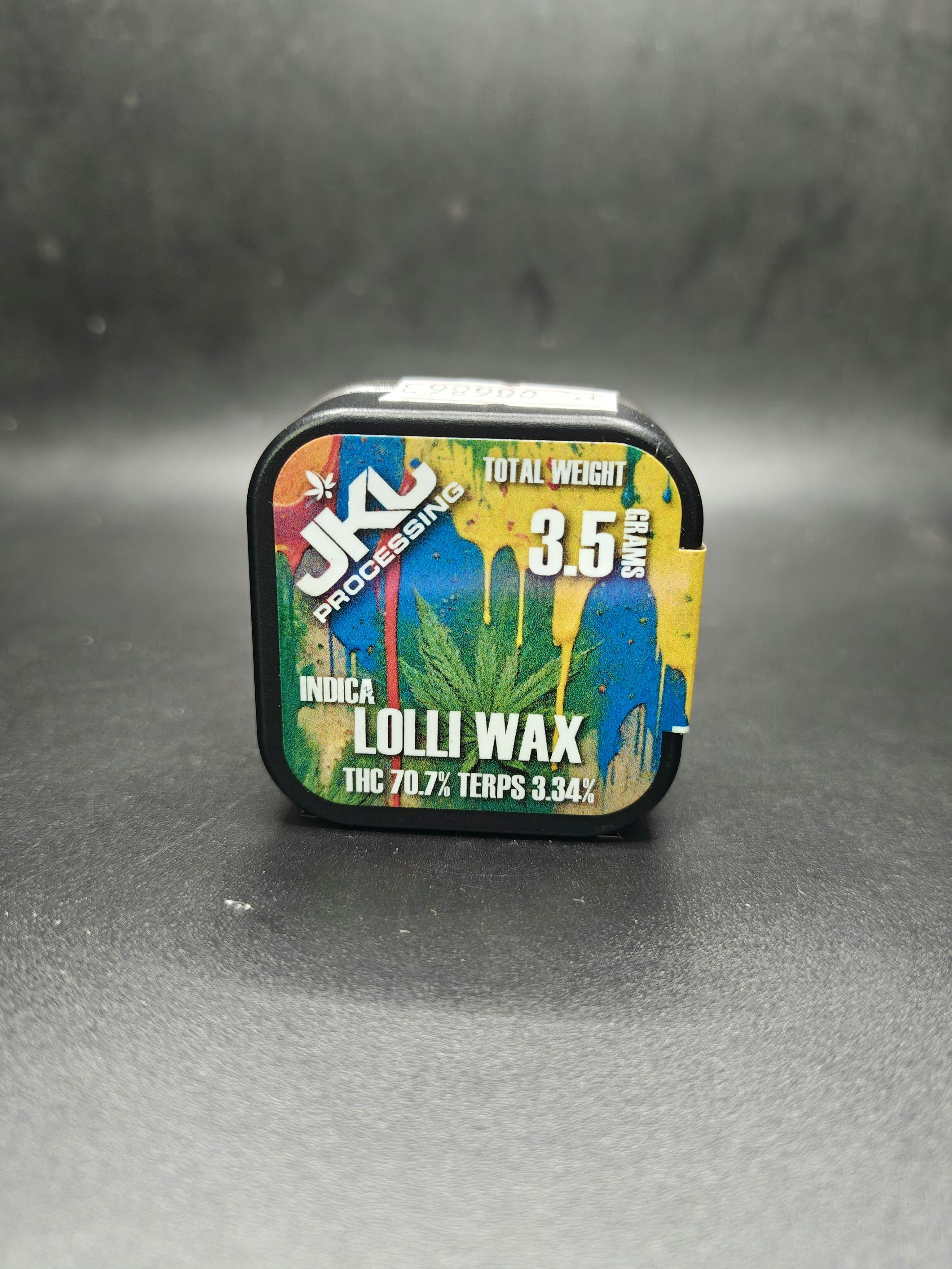JKJ Processing - Lolli Wax - 3.5G Baller Concentrate Jar