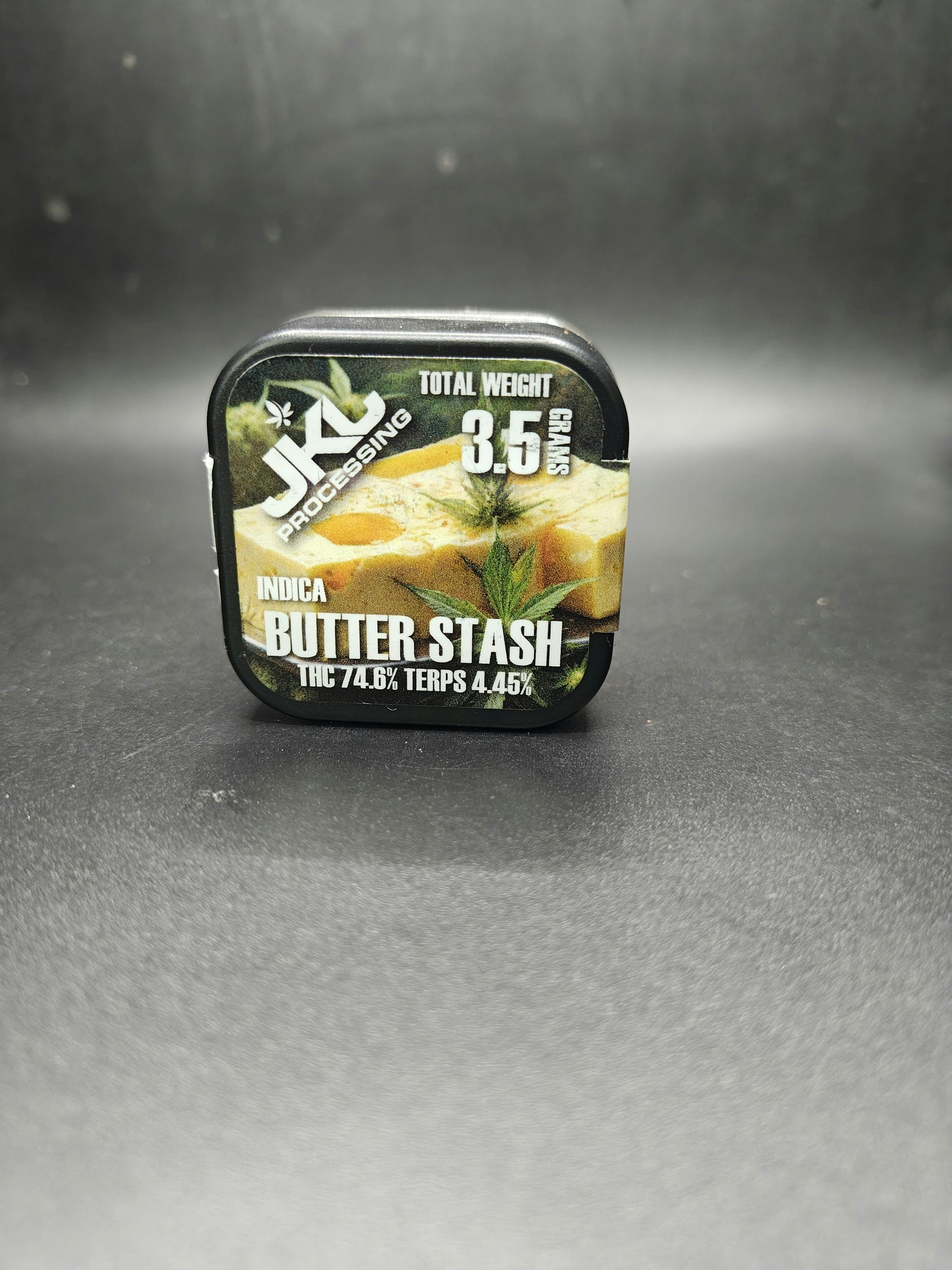 JKJ Processing - Butter Stash - 3.5G Baller Concentrate Jar