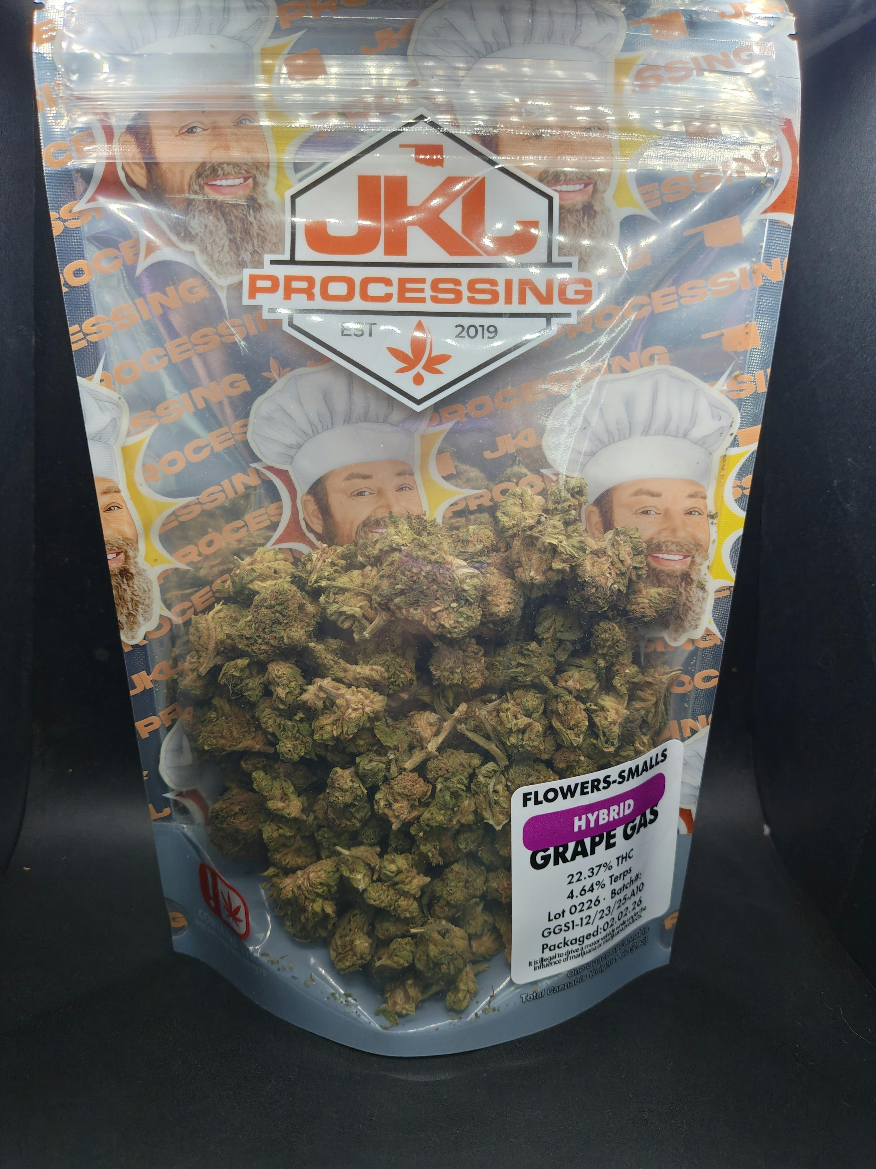 JKJ Processing - Grape Gas - Pre-Pack Premium Smalls Ounce