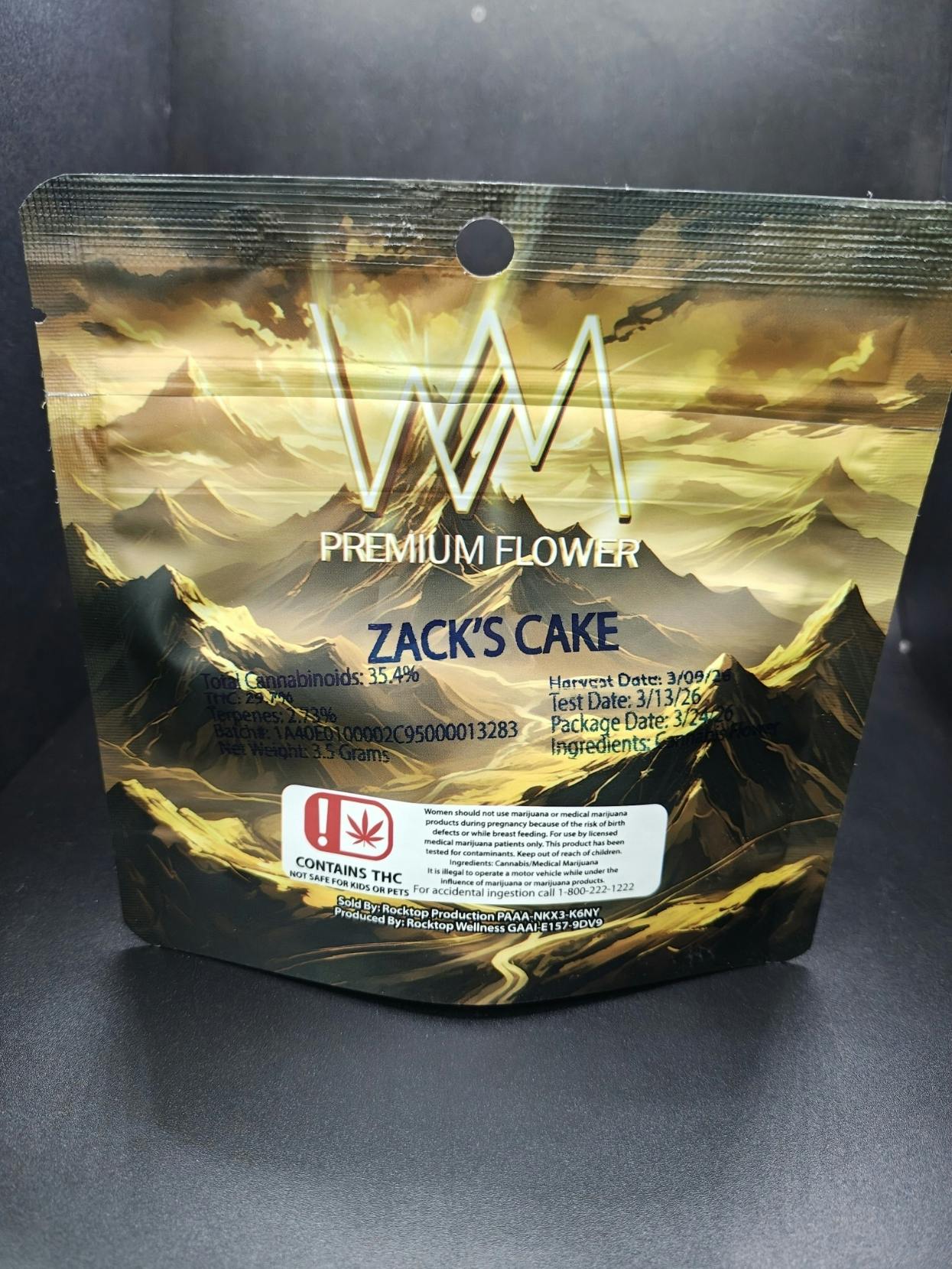 Rocktop - Zack's Cake - Discount Pre-Pack Flower