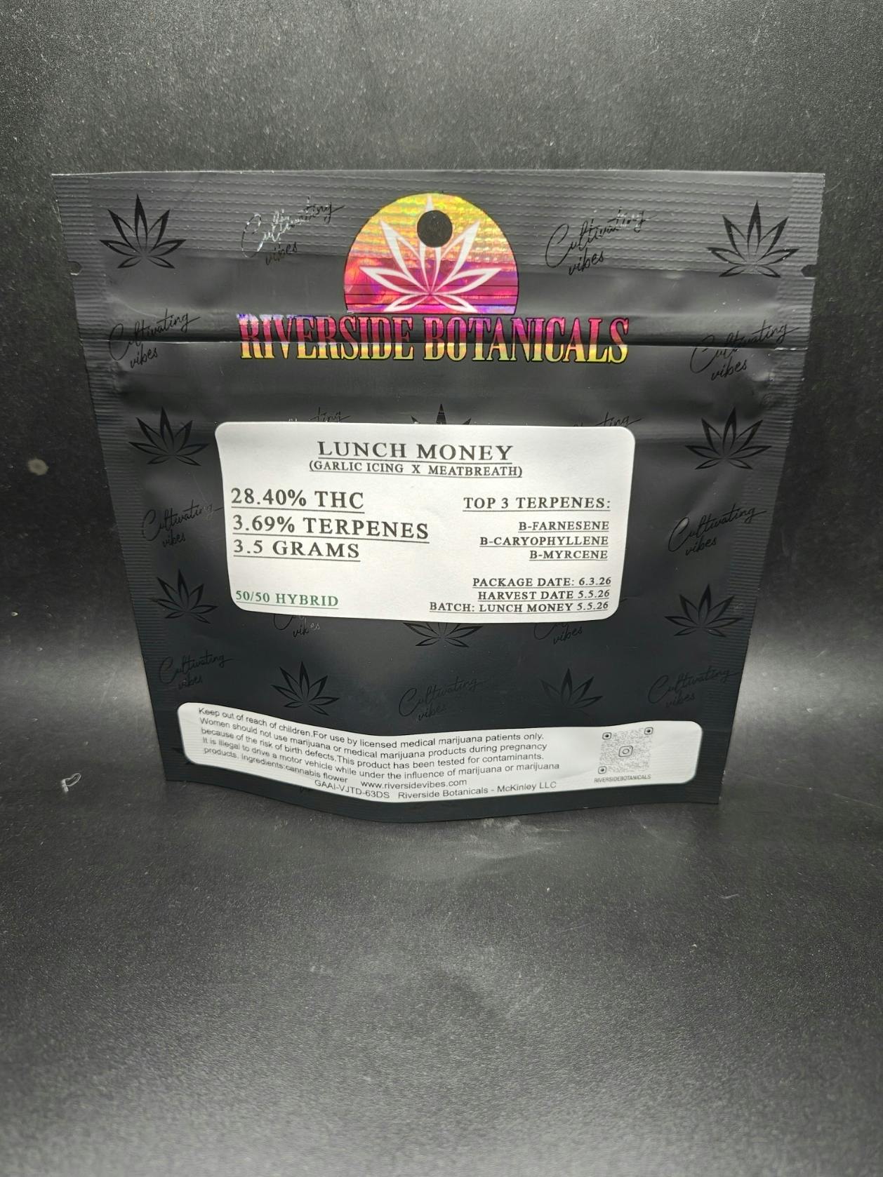 Riverside Botanicals - Lunch Money - Discount Pre-Pack Flower