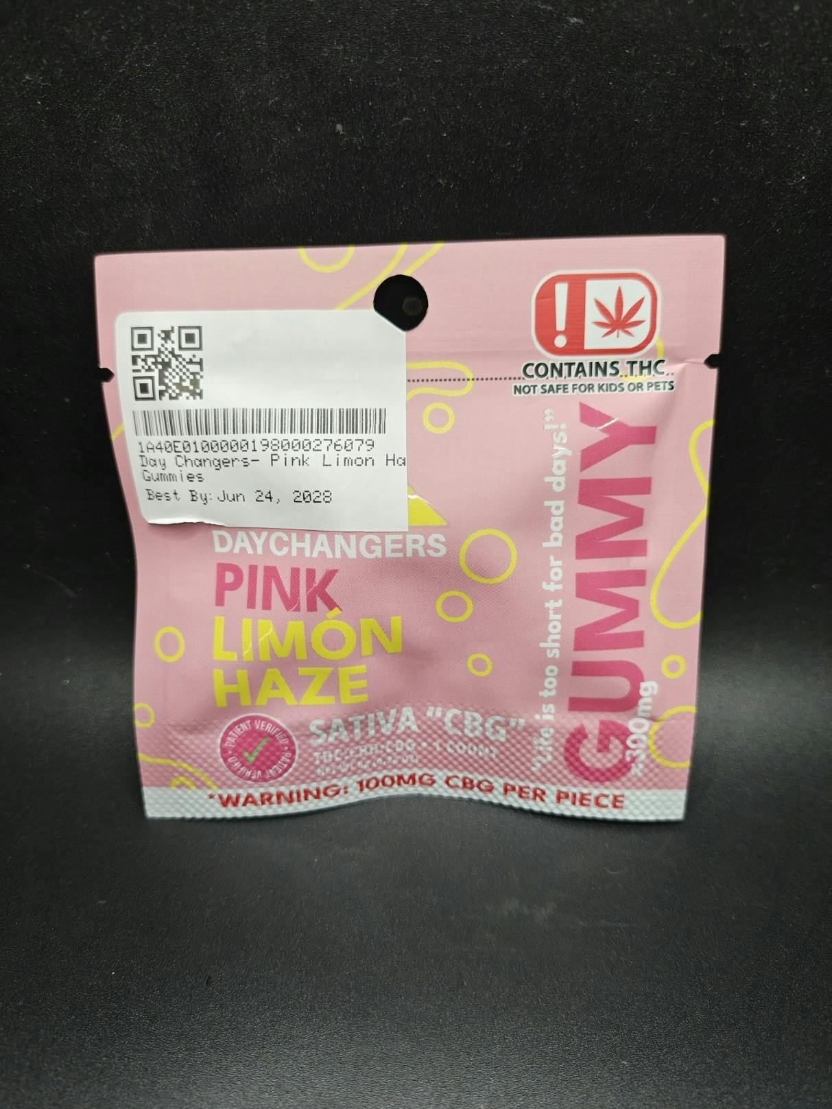 Day Changers | Pink Limon Haze Single Gummy | 300mg