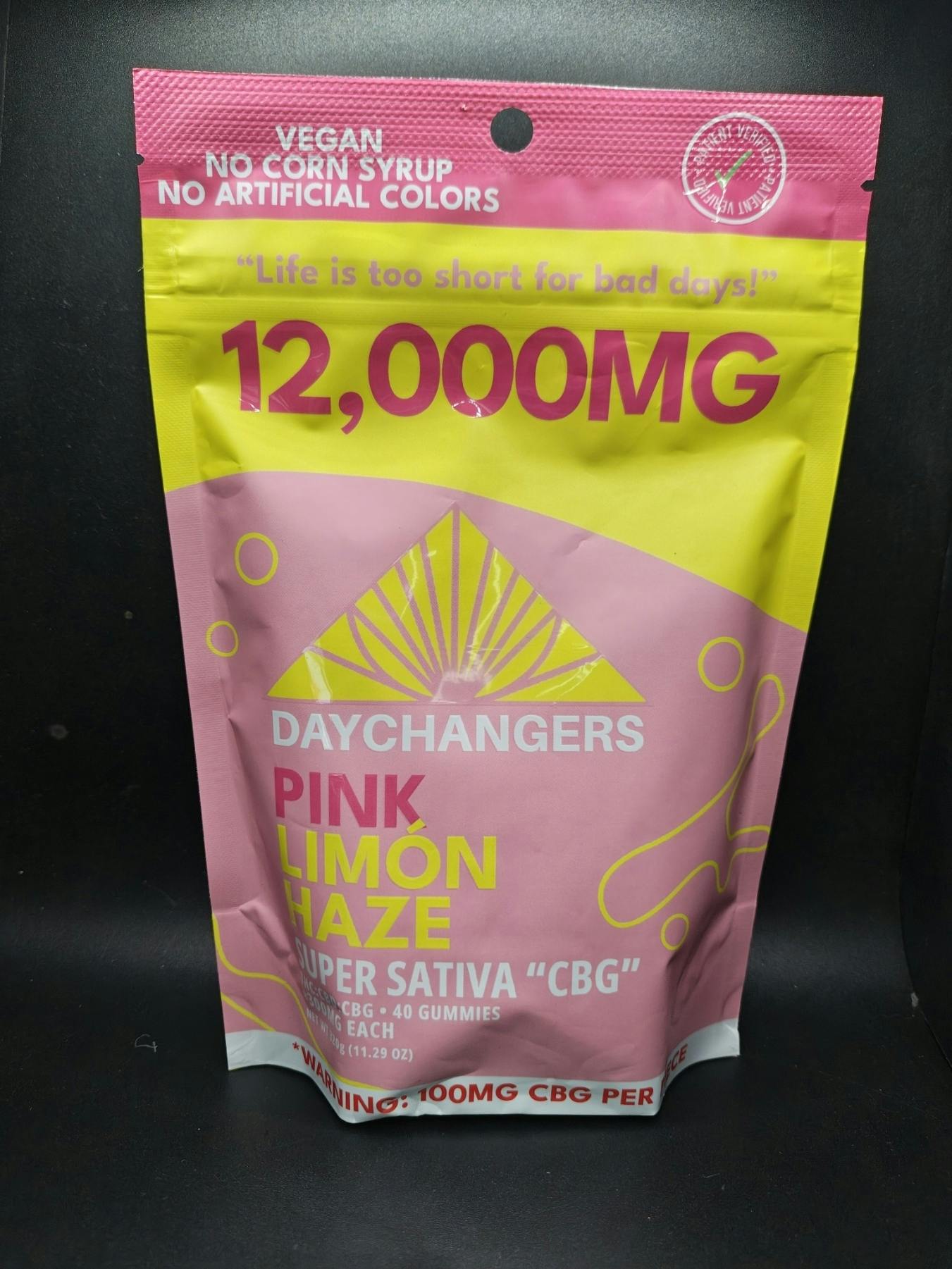 Day Changers | Pink Limon Haze Gummies (40ct.) | 12,000mg