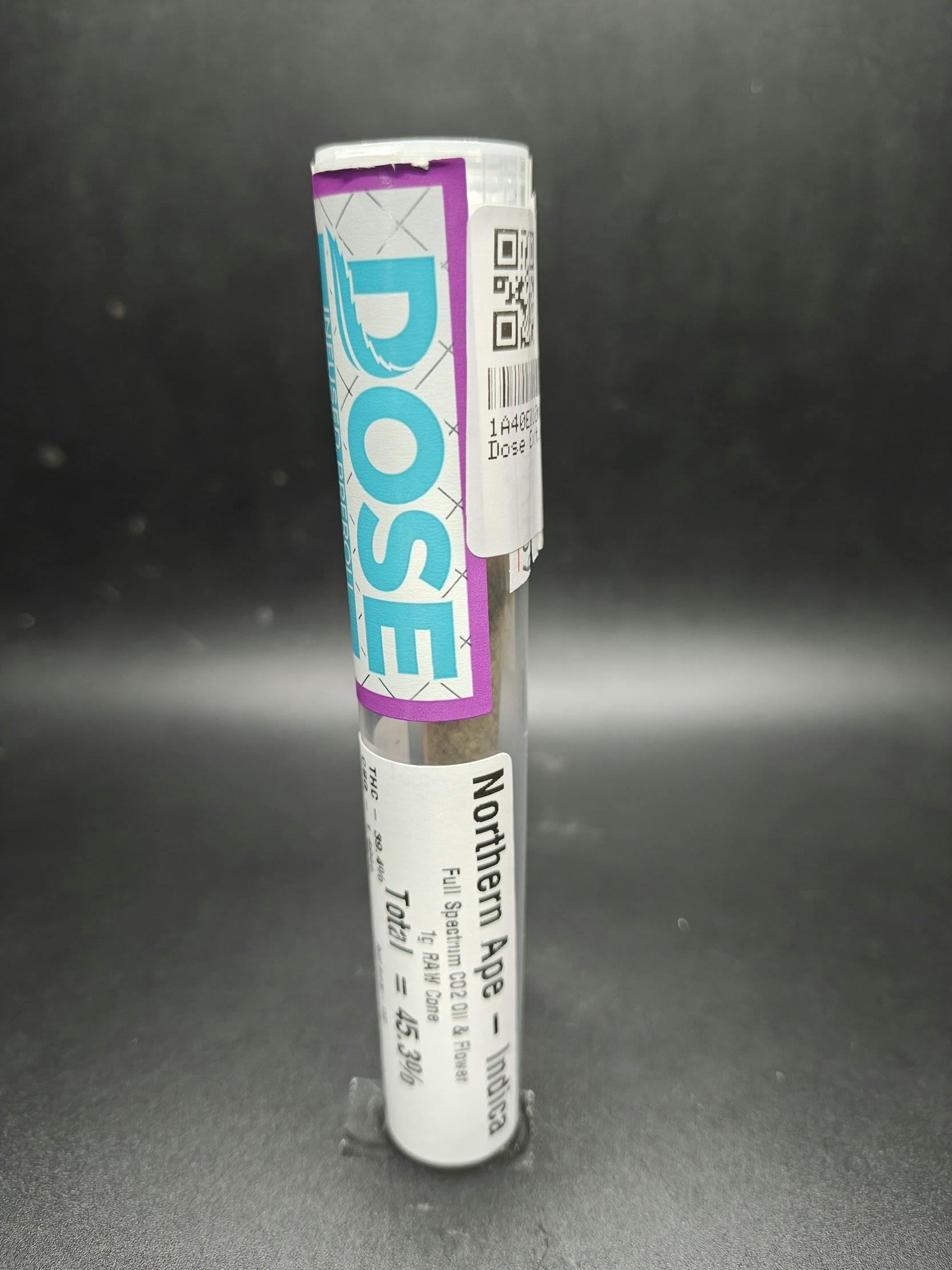 Dose - Northern Ape - 1G Full Spectrum C02 Oil Infused Raw Cone