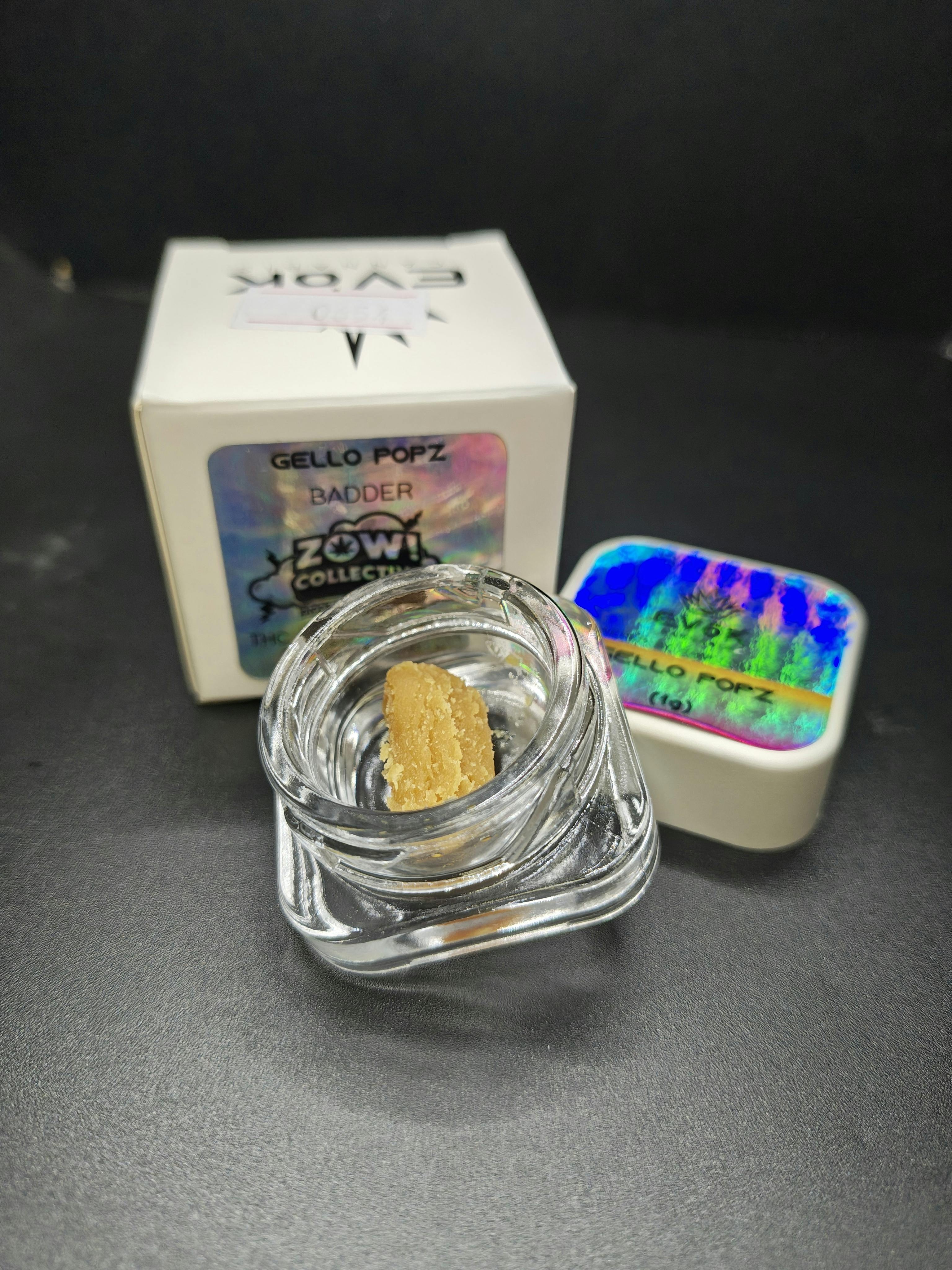 Evok - Gello Popz - 1G Badder Concentrate Jar (12G/$86.20)