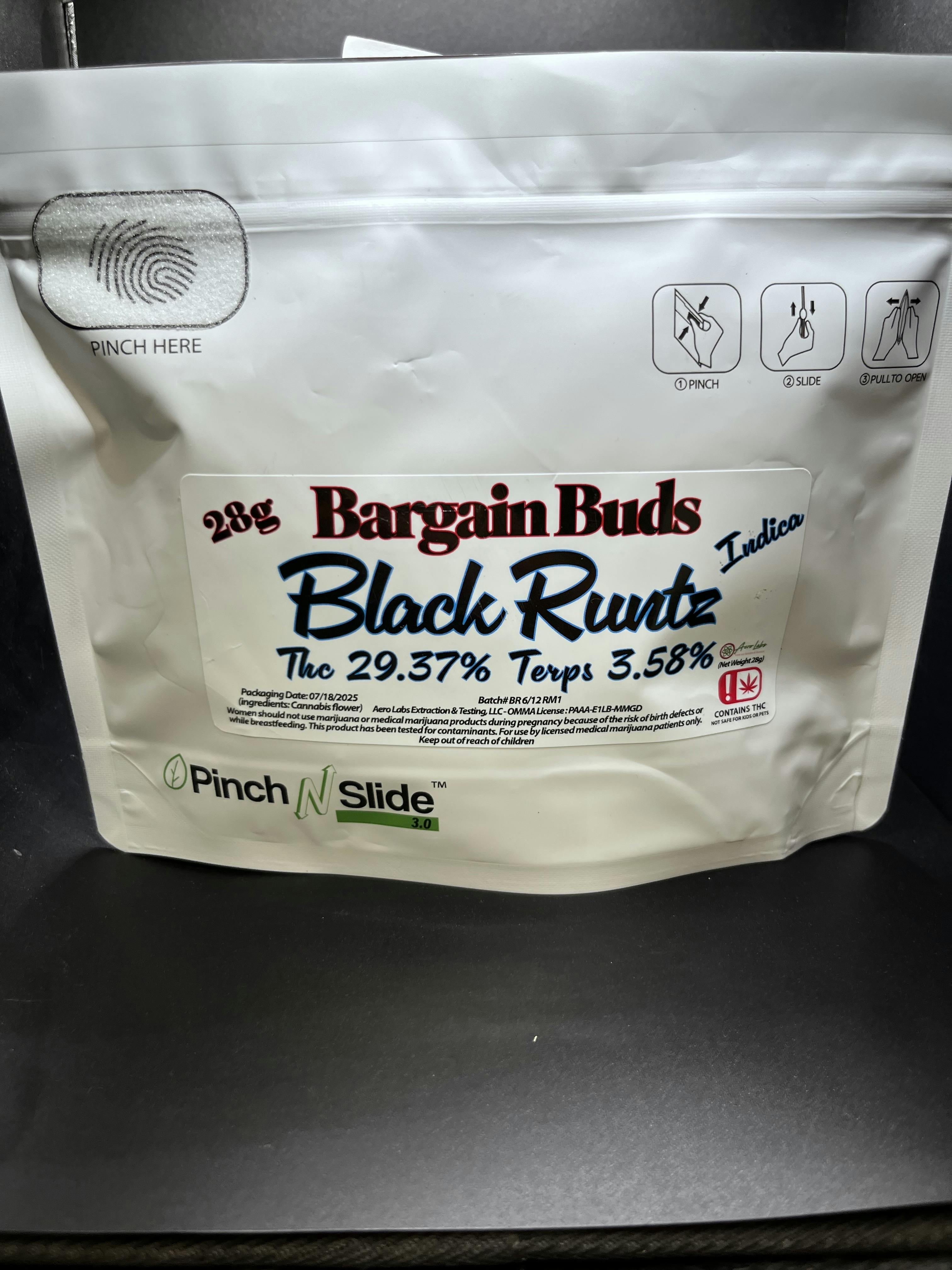 Aero Labs | Black Runtz | Pre-Pack Premium Smalls Ounce