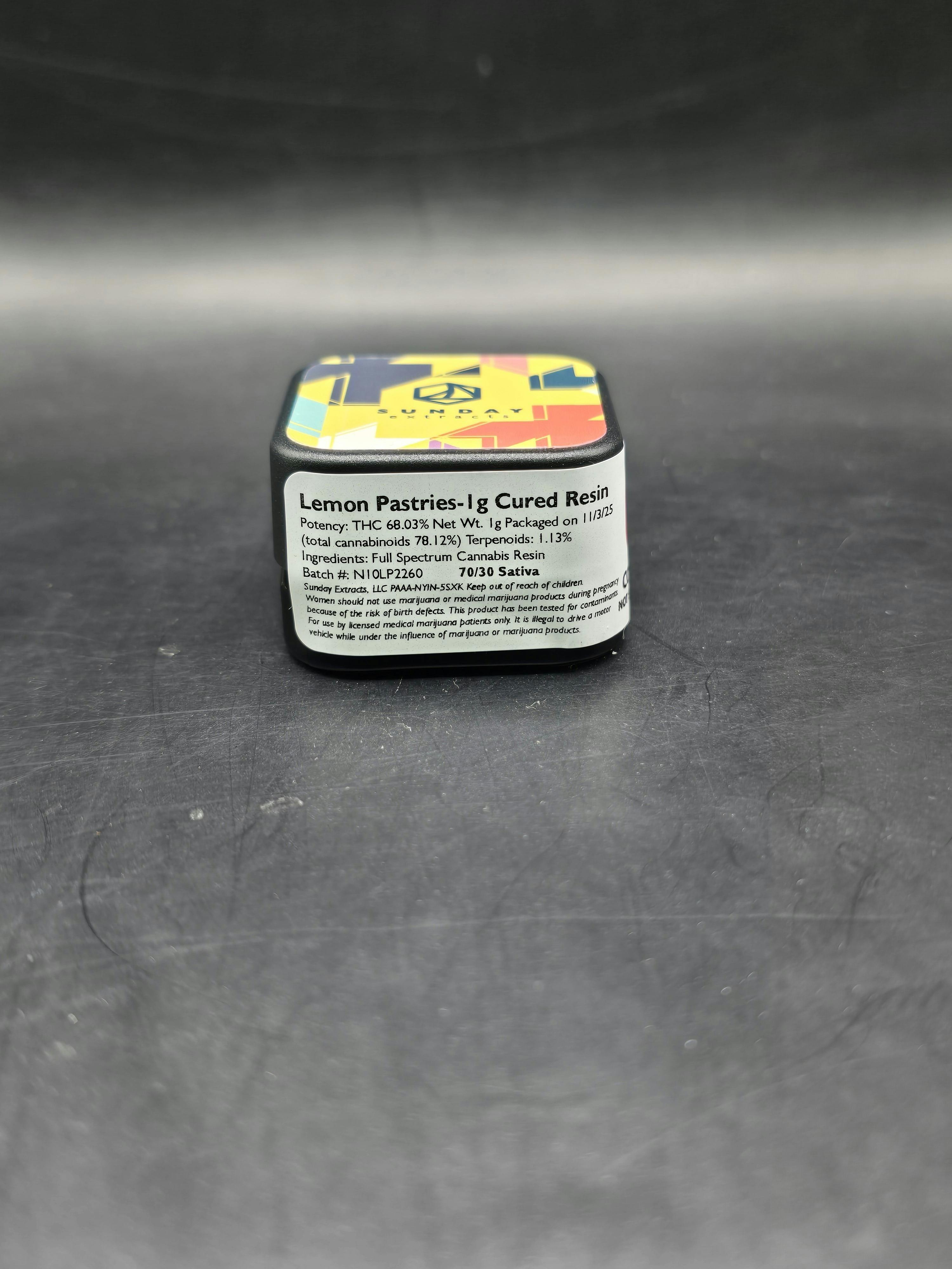 Sunday Extracts -Lemon Pastries - 1G Concentrate (12G/$86.20)
