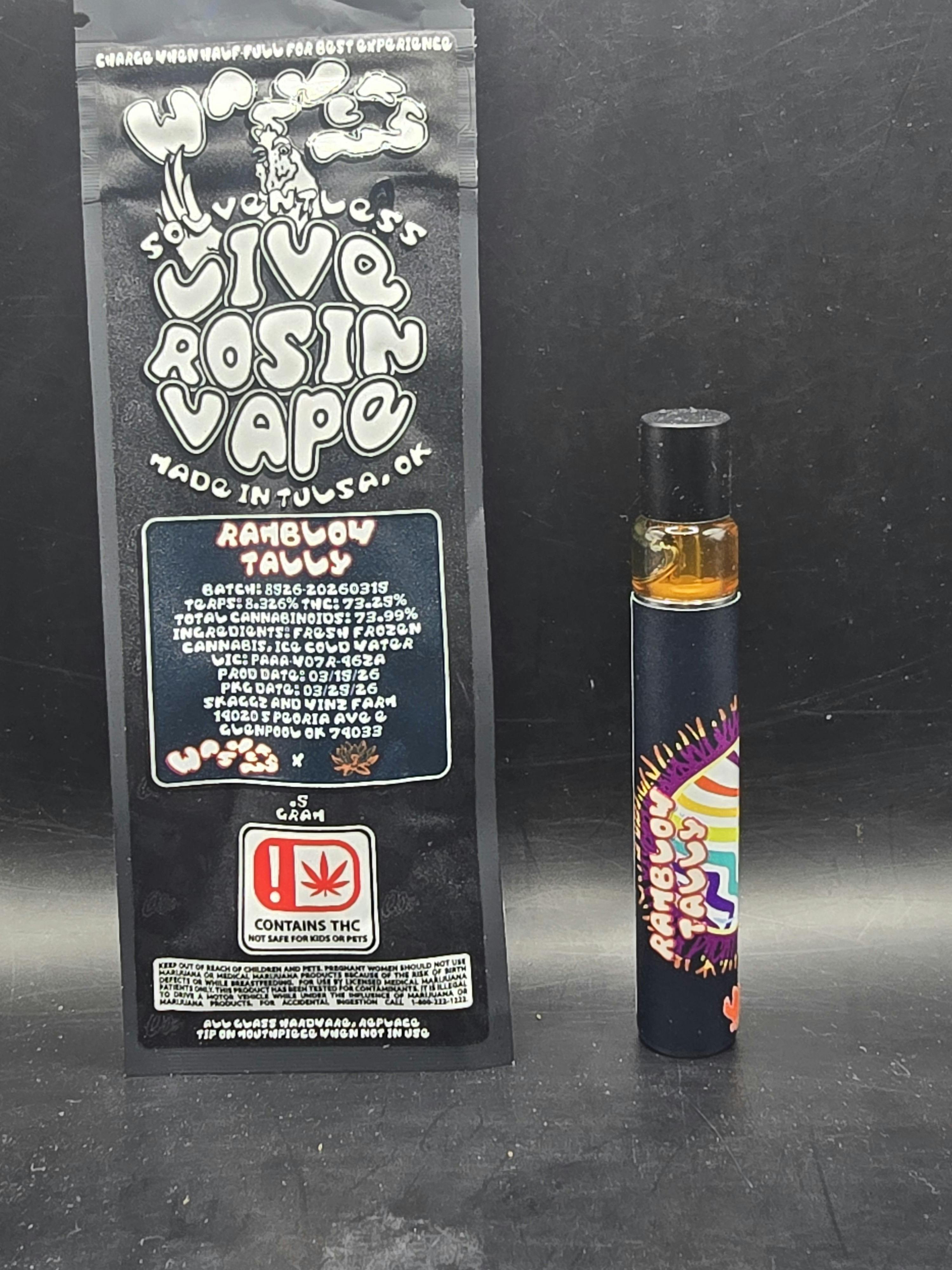 Washers - Rainbow Tally - .5G Rosin Disposable