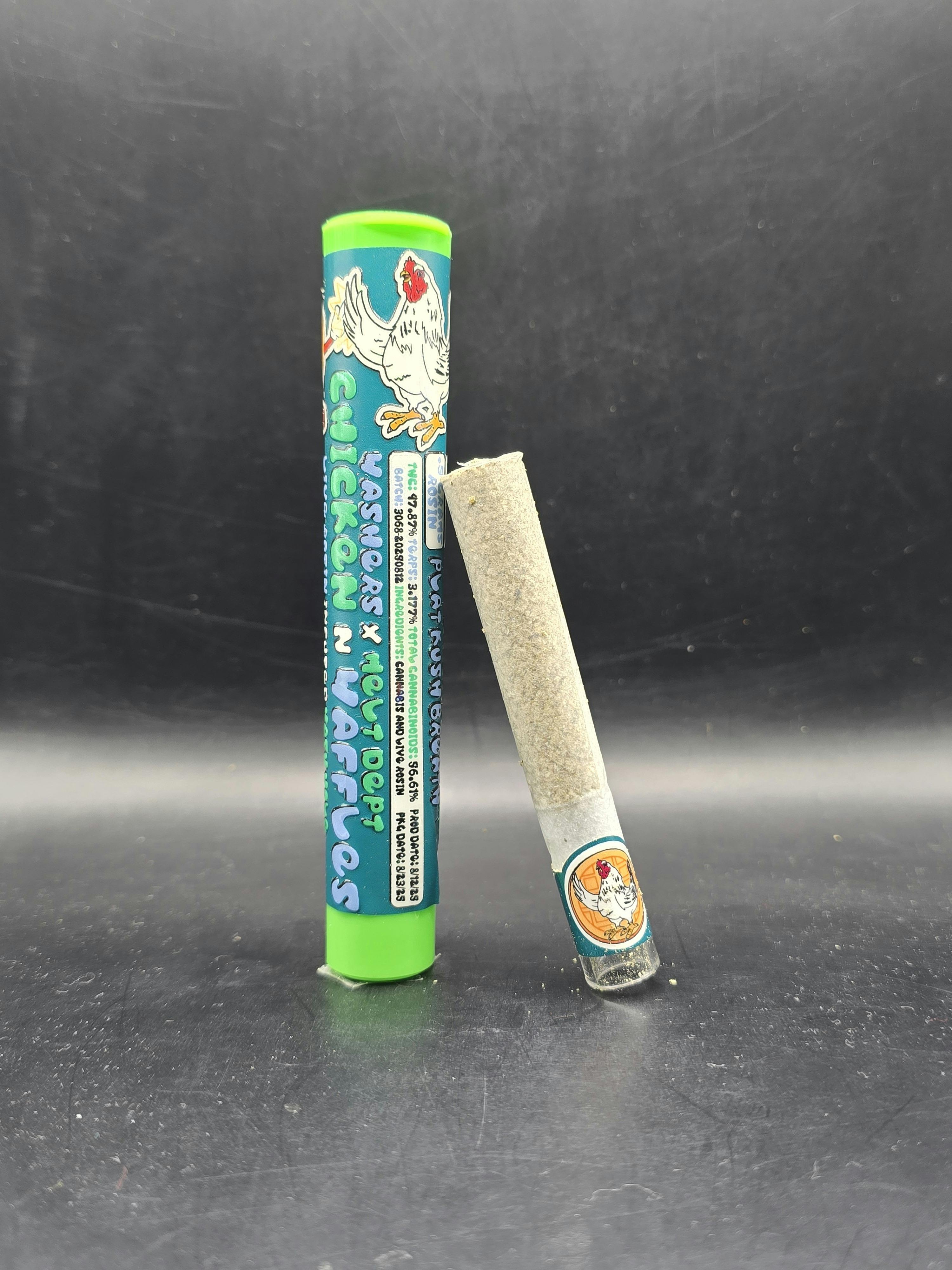 Washers - Z Foam x Platinum Kush Breath - 2.5G Rosin Infused Pre Roll