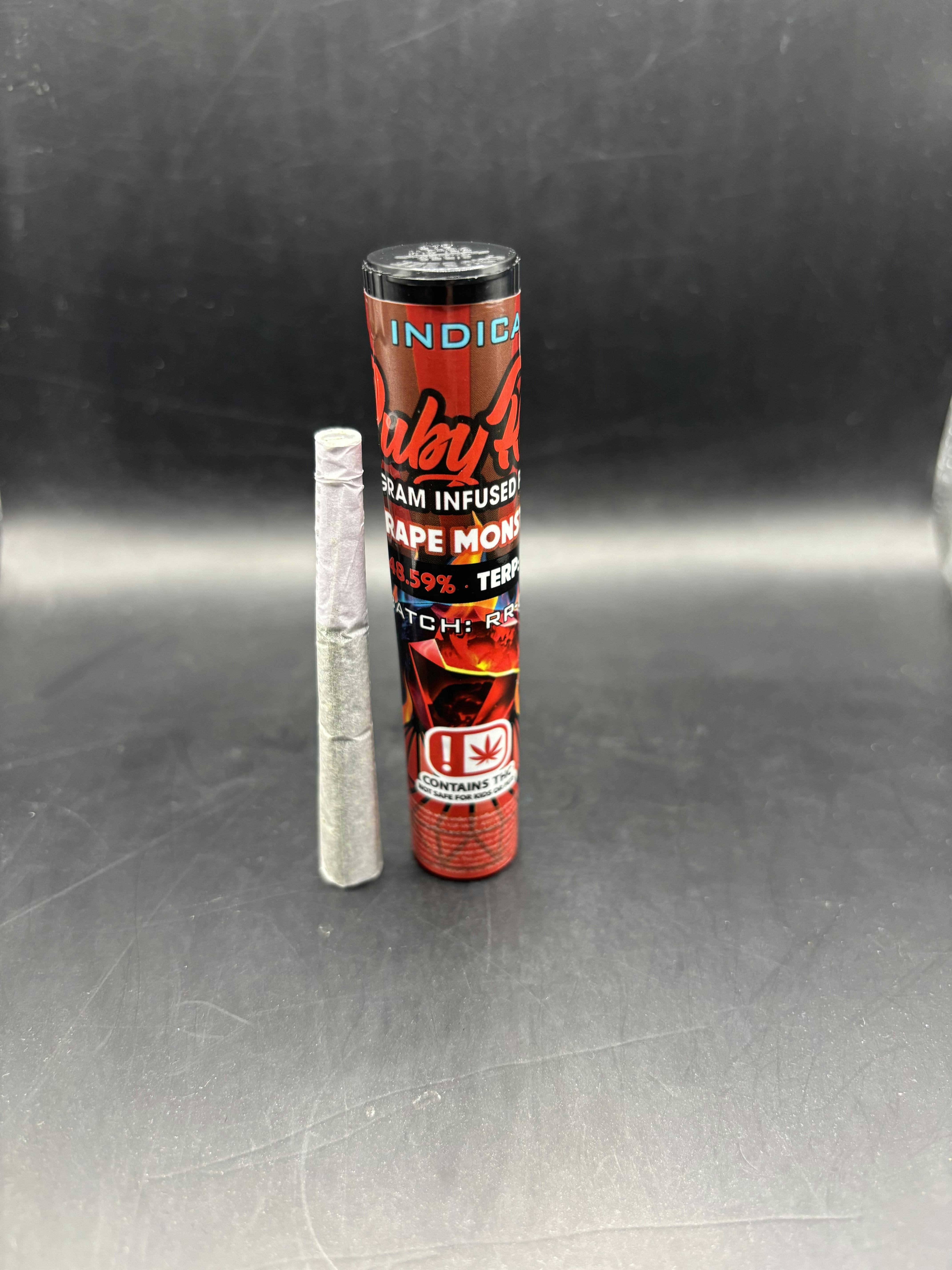 Ruby Red - Grape Monster - 0.5G Infused Pre Roll