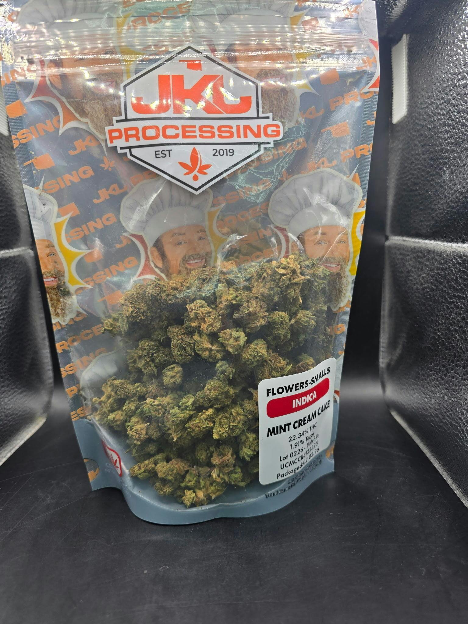 JKJ Processing - Mint Cream Cake - Pre-Pack Premium Smalls Ounce