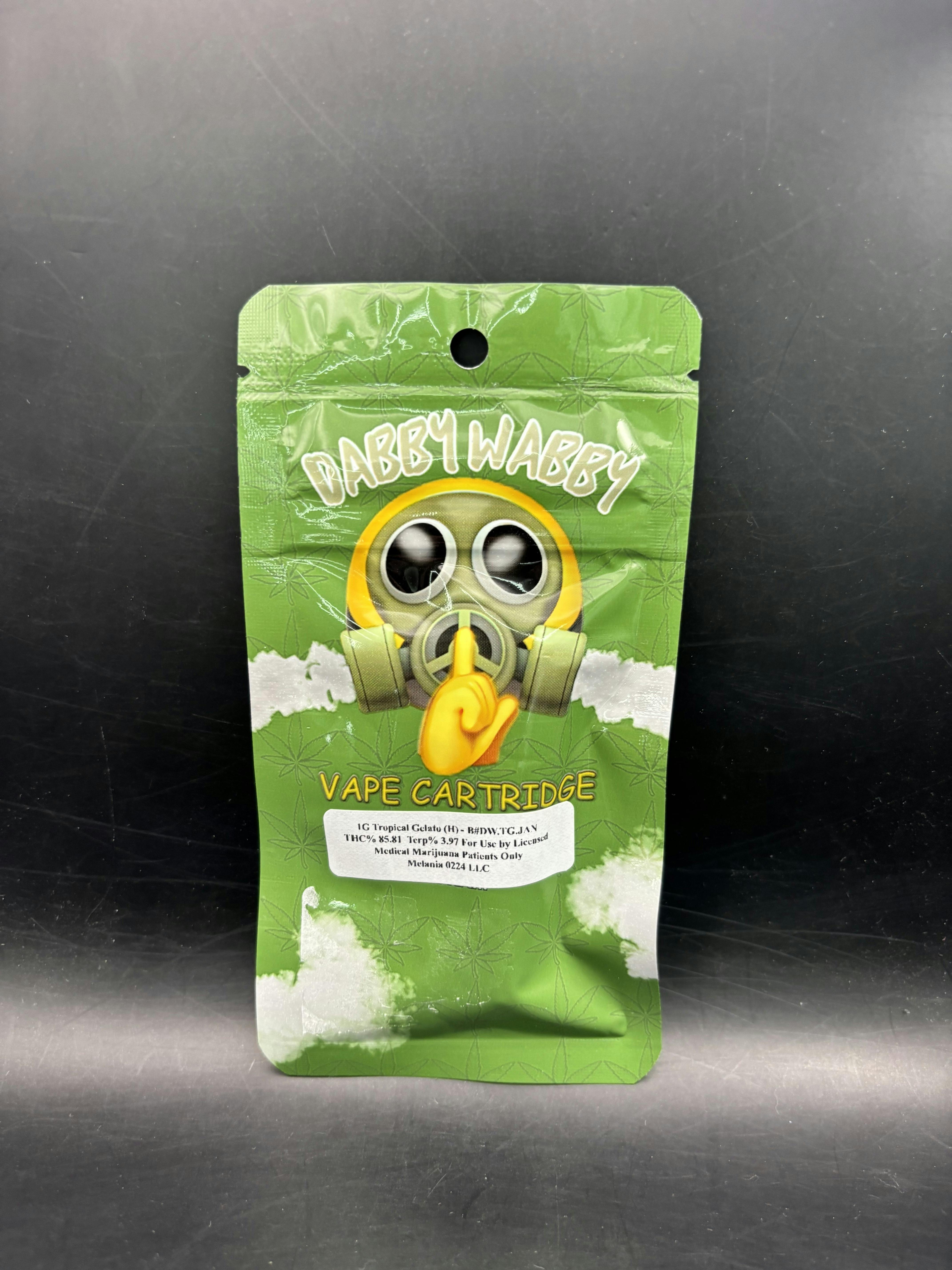 Dabby Wabby - Tropical Gelato - 1G Cartridge (15G/$86.20)