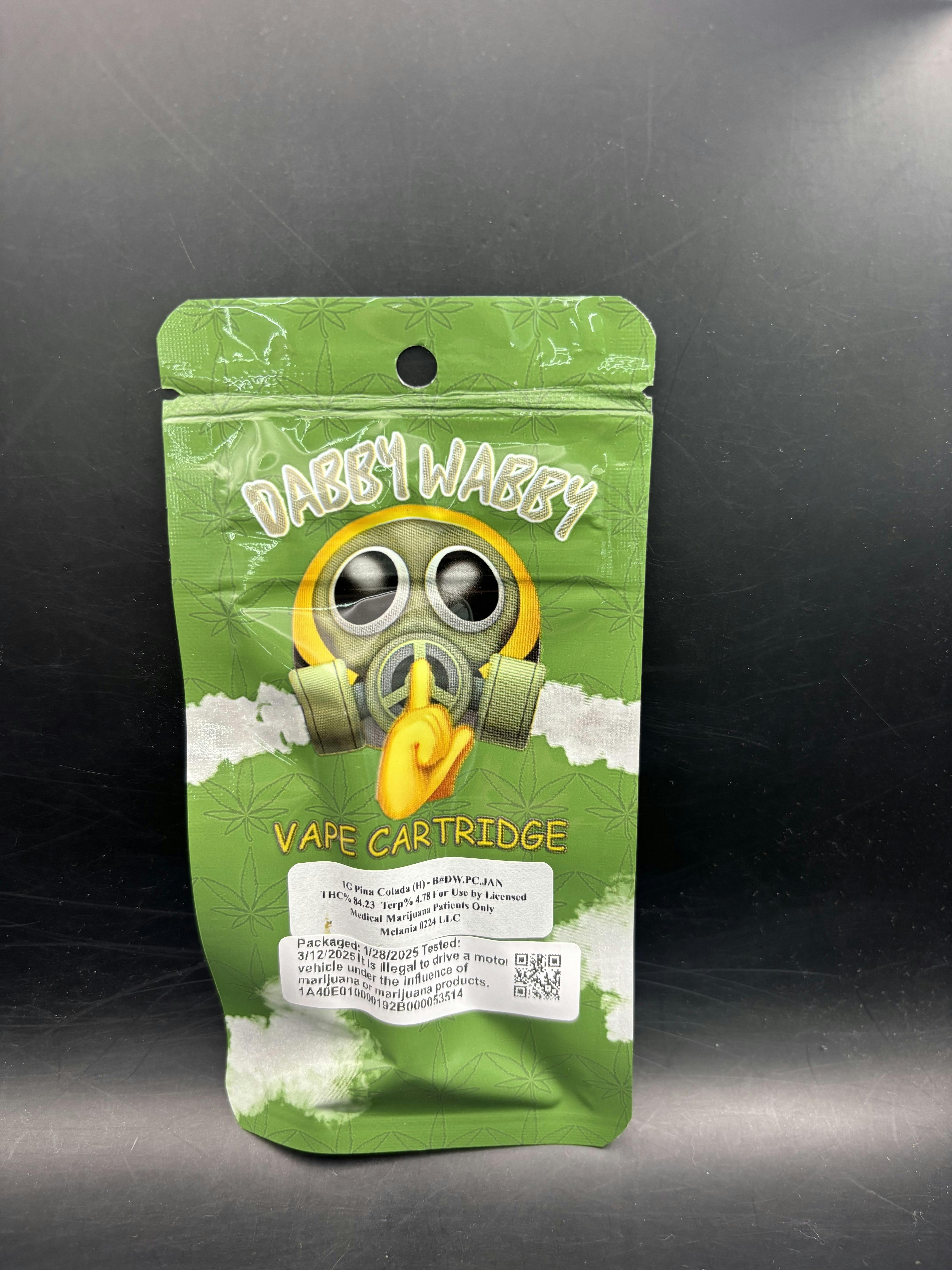 Dabby Wabby - Pina Colada - 1G Cartridge (15G/$86.20)