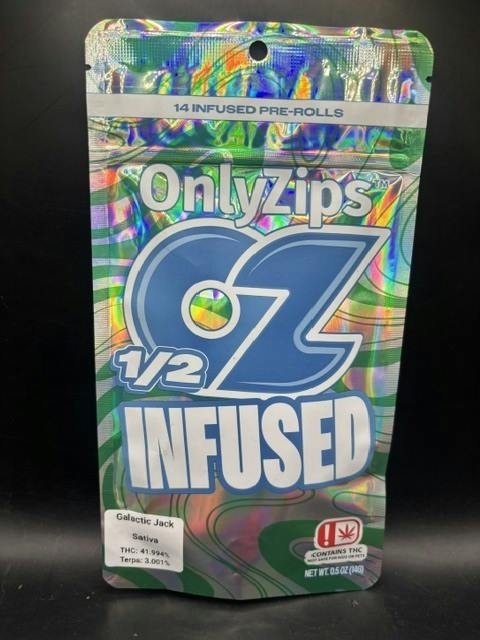 Only Zips - Galactic Jack - 14G Infused Pre Roll Pack