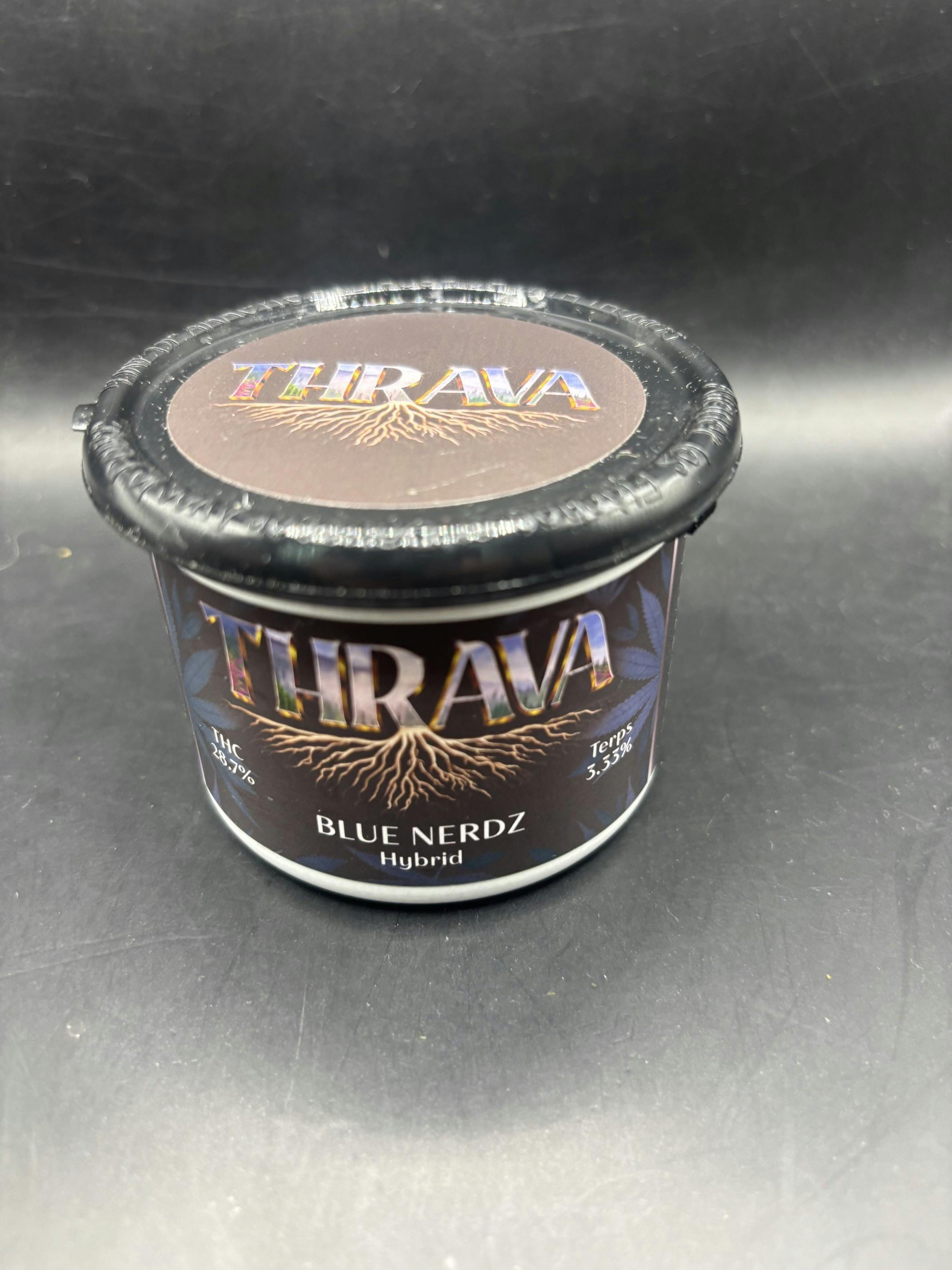 Thrava - Blue Nerdz - Top Shelf Pre-Pack Flower