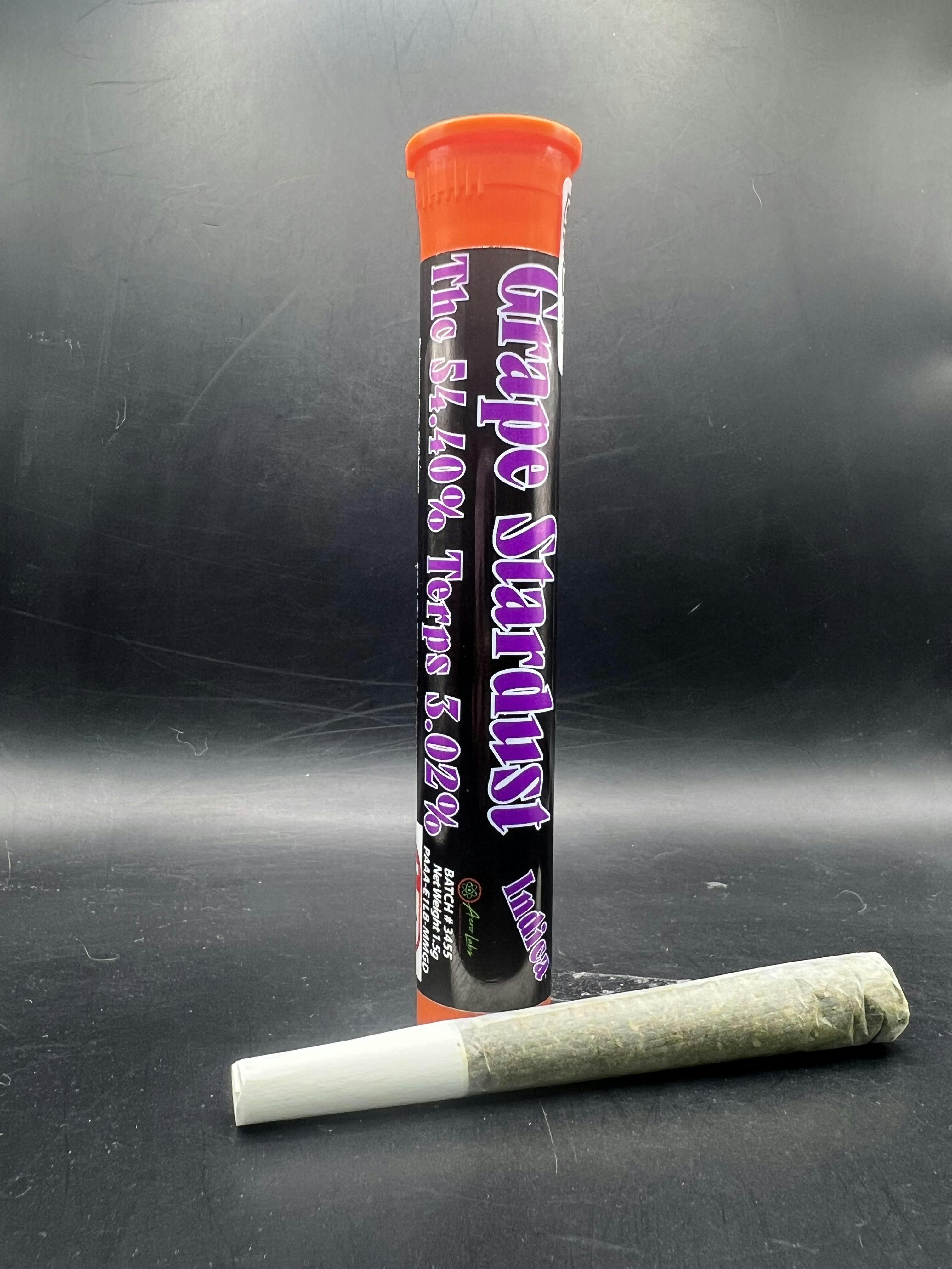 Dr Dank - Grape Stardust - 1.5G CO2 Oil Infused Pre Roll