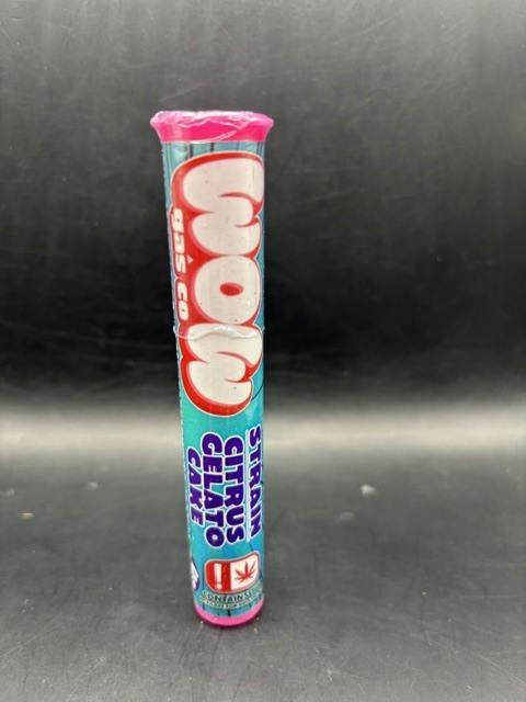 WOW - Citrus Gelato Cake - Diamond x Hash Oil 2G Pre-roll